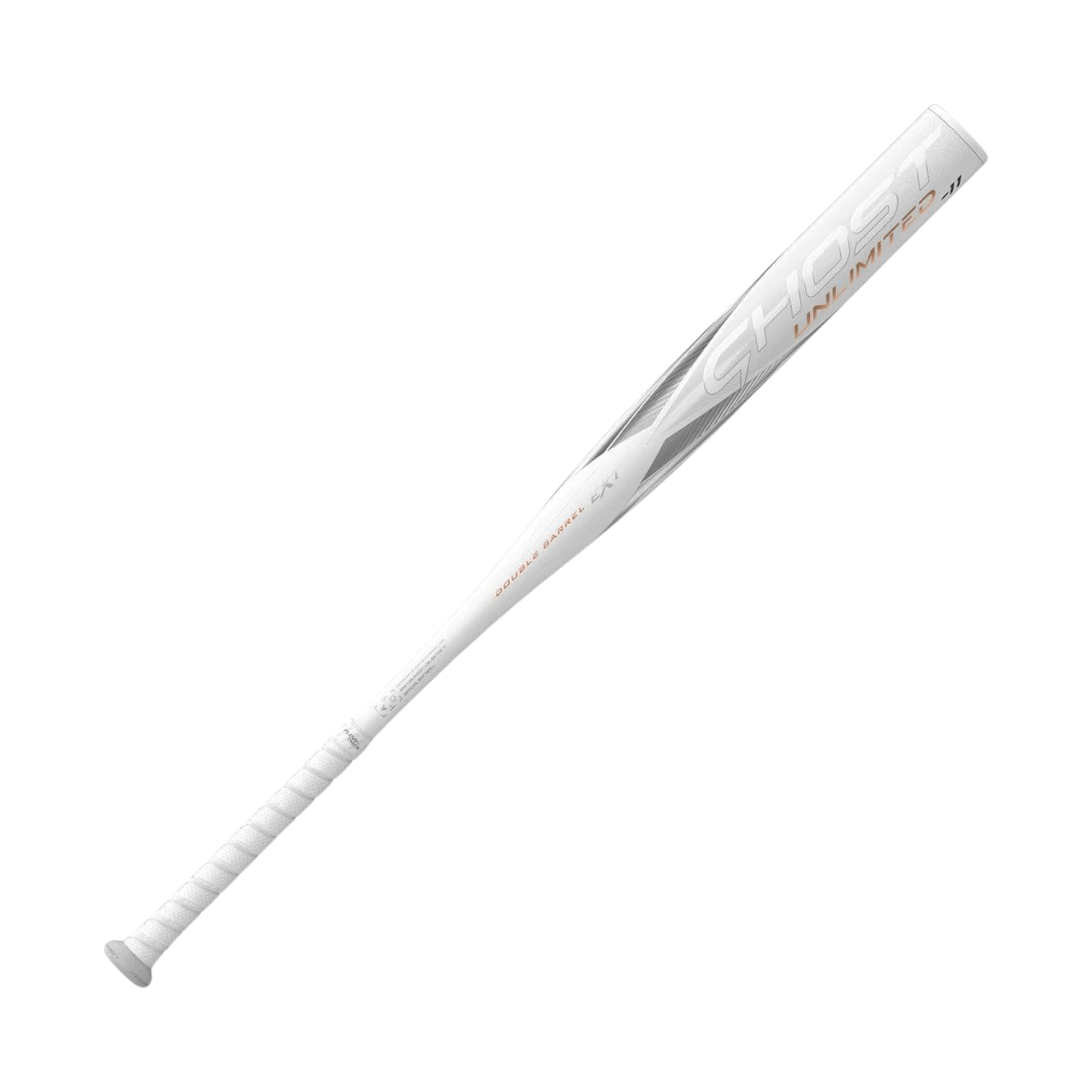 Easton Ghost Unlimited -11 fastpitch softball bat, featuring Sonic Comp Max technology for optimized performance.