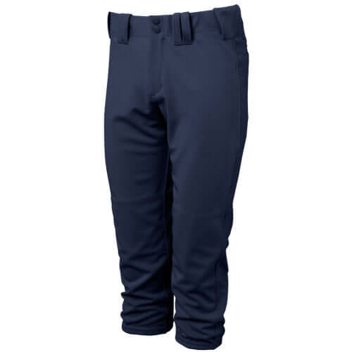 Intensity Women's Home Run Loop Pant in Navy, featuring a low rise and durable polyester microfiber design.