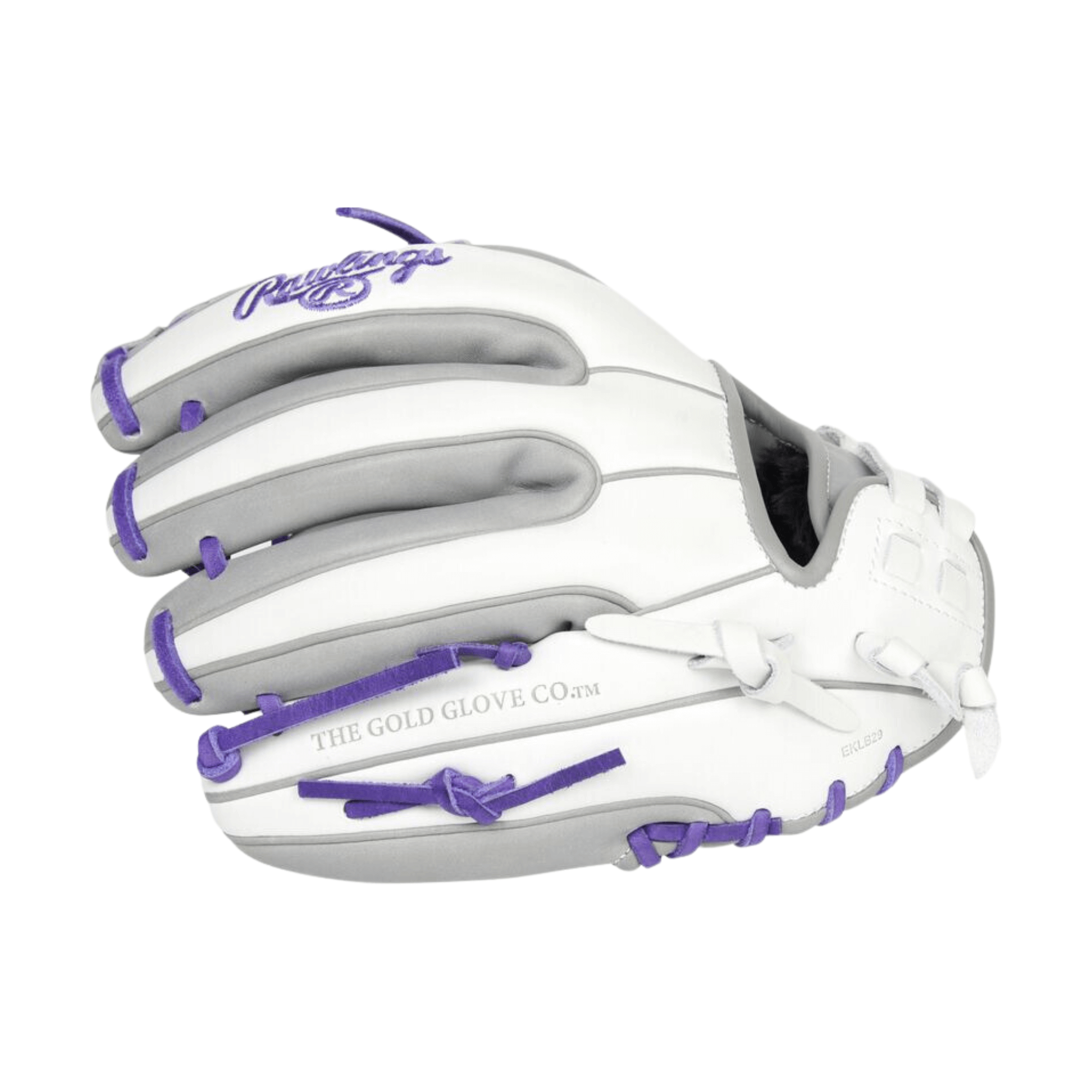 Rawlings Liberty Advanced Color Series Infield Glove 11.75-inch in purple and white, designed for superior performance.