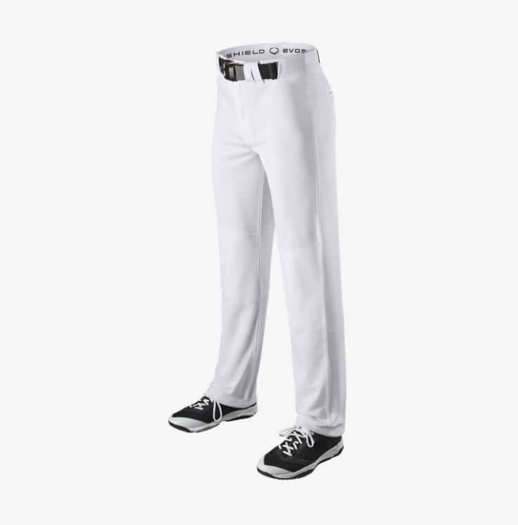 Evoshield Adult Salute Pant front view with open bottom hem