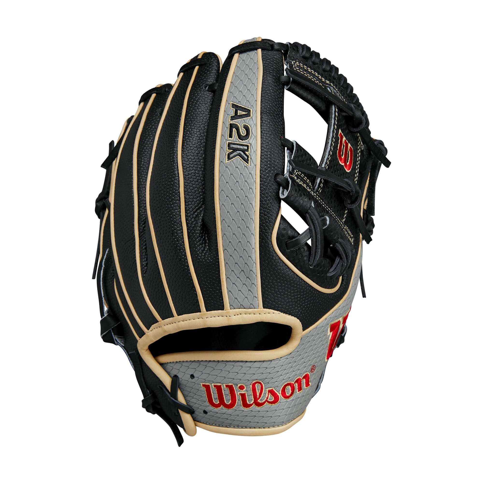 Wilson A2K SC1786SS infield baseball glove, 11.5", featuring SuperSkin™ and Spin Control Technology™ for enhanced grip.