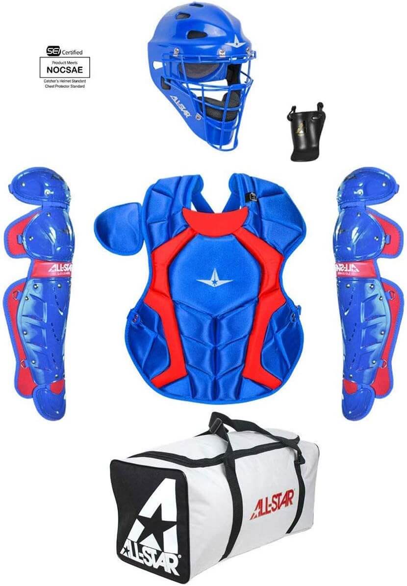 All-Star Player's Series Two Tone Catching Kit / Meets NOCSAE / Ages 7-9