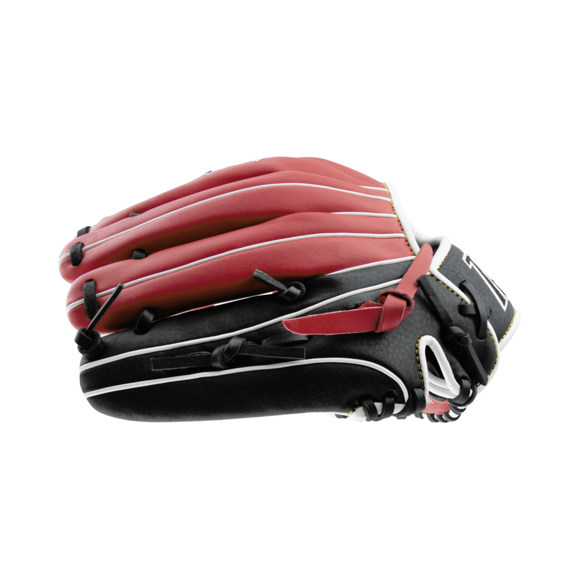 Marucci Caddo Series V2 11.5" I Web RHT baseball glove with full-grain leather and adjustable fit features.