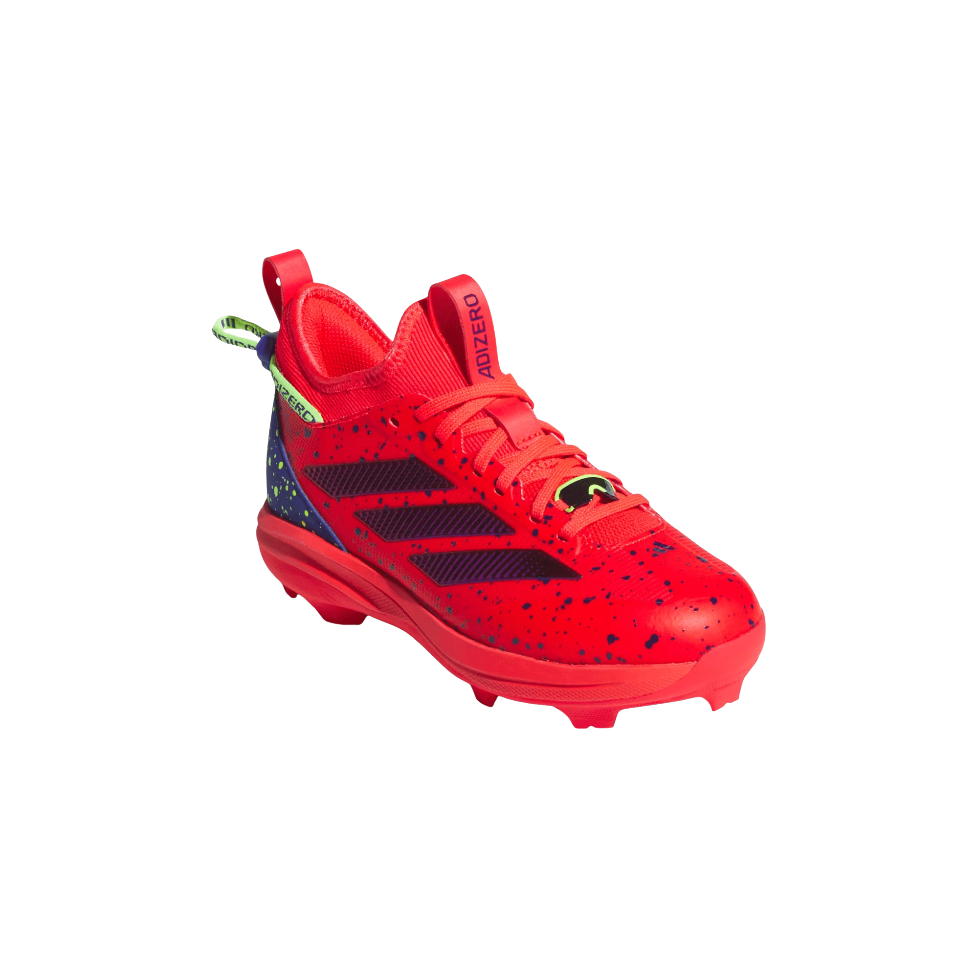 Adizero Impact TPU Kids Baseball 2.0 Shades Shoes - Lucid Red/Blue/Lemon