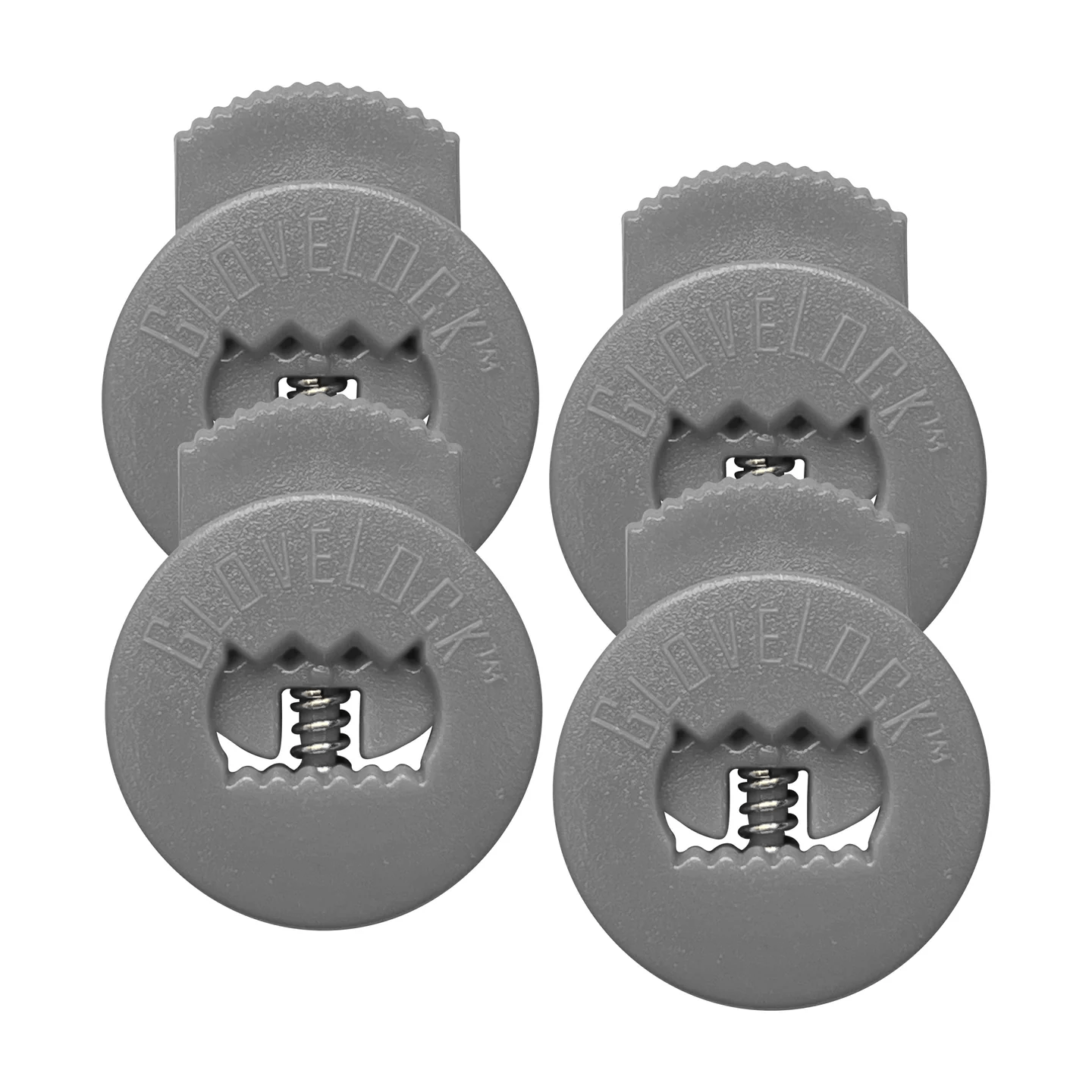 Glovelocks 4 Pack Lace Clips ensuring glove security and control during gameplay.