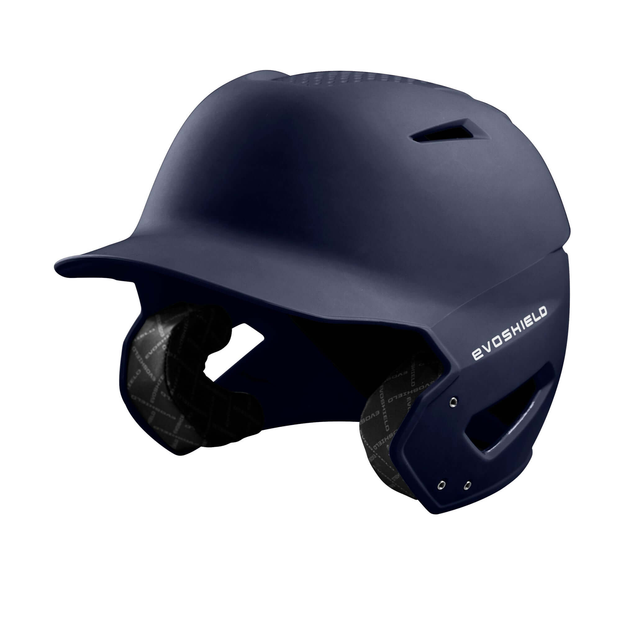 Evoshield Youth XVT Batting Helmet Matte Finish Navy side view