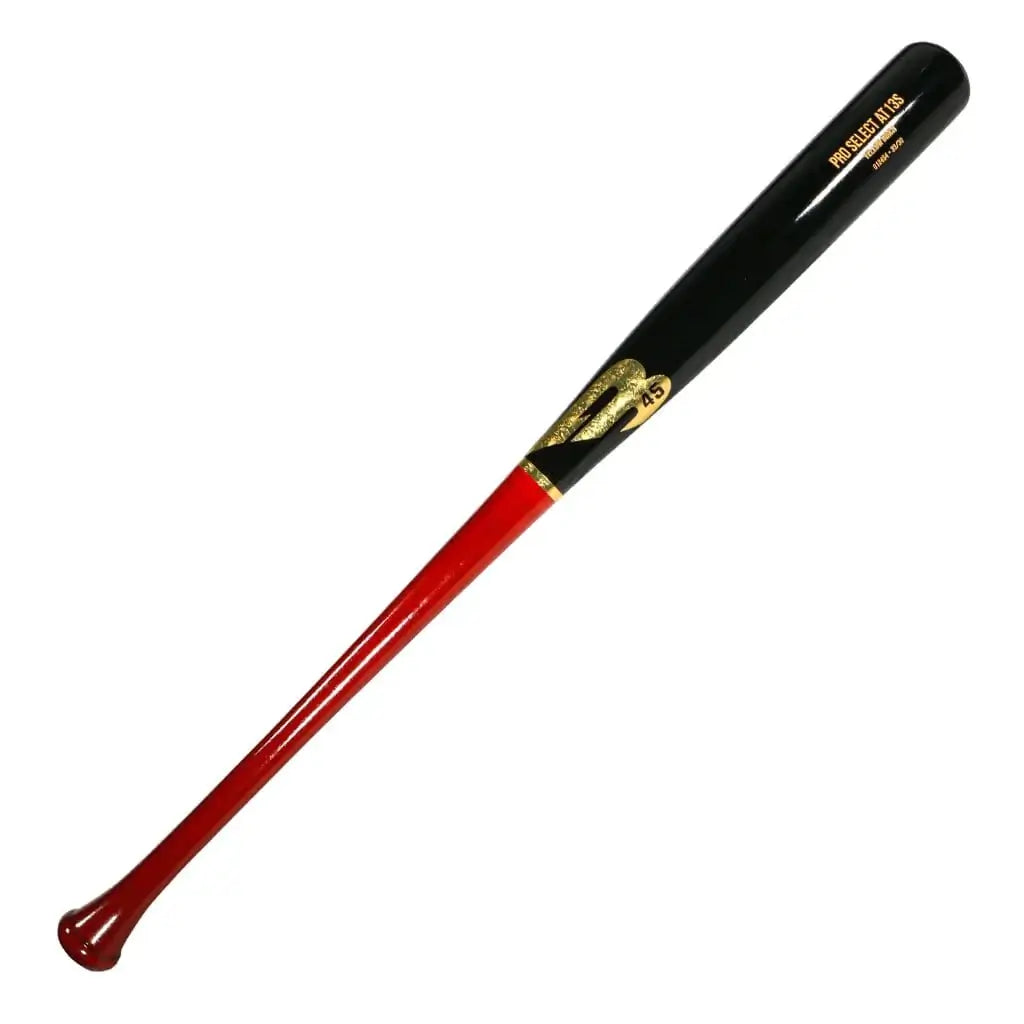 B45 AT13S Cherry/Black Baseball Bat with 30-day warranty and medium flare knob