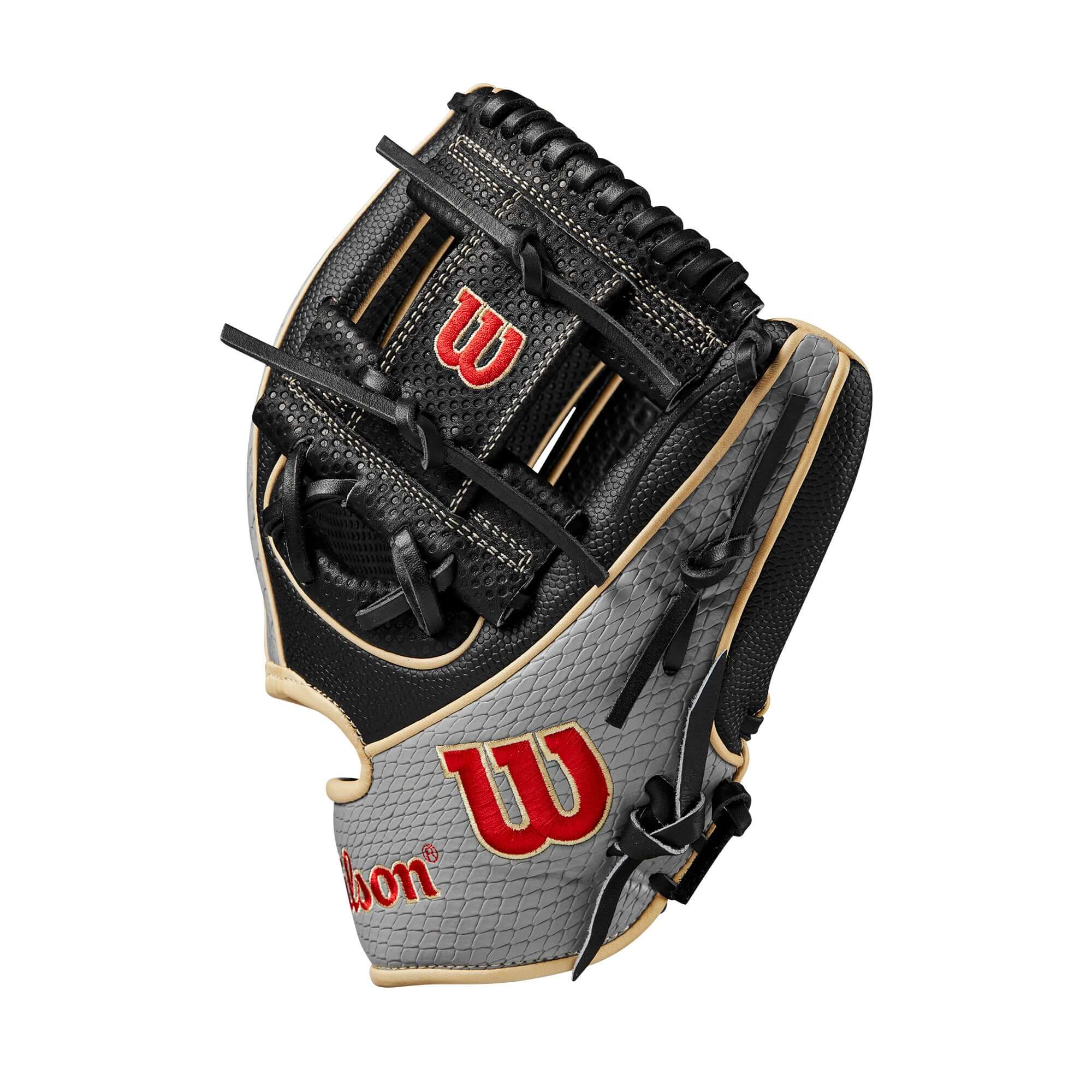 Wilson 2024 A2K SC1786SS 11.5" infield baseball glove with SuperSkin and Spin Control Technology.
