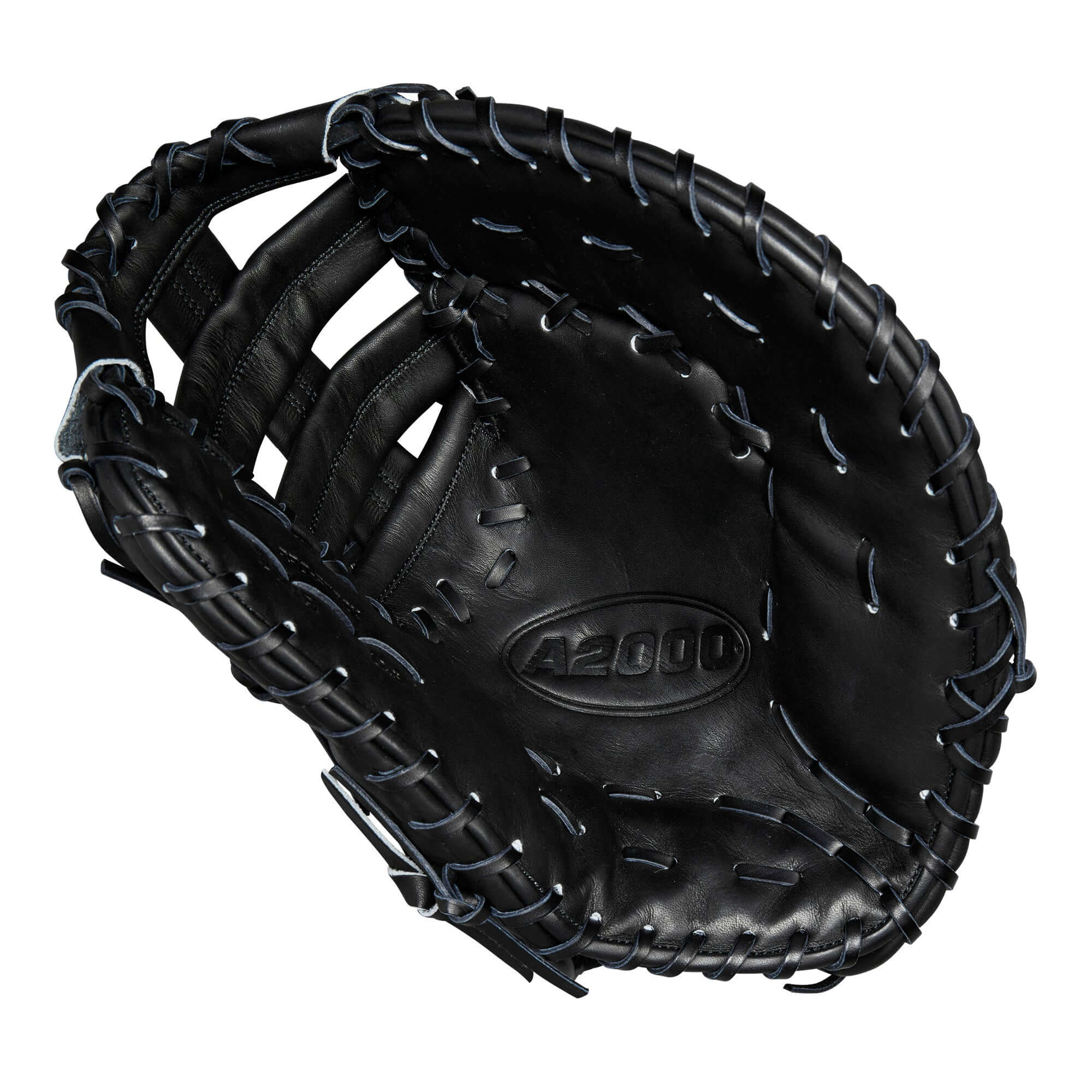 Wilson A2000 1679 Black 12.5" first base mitt designed for left-hand throw and elite performance.