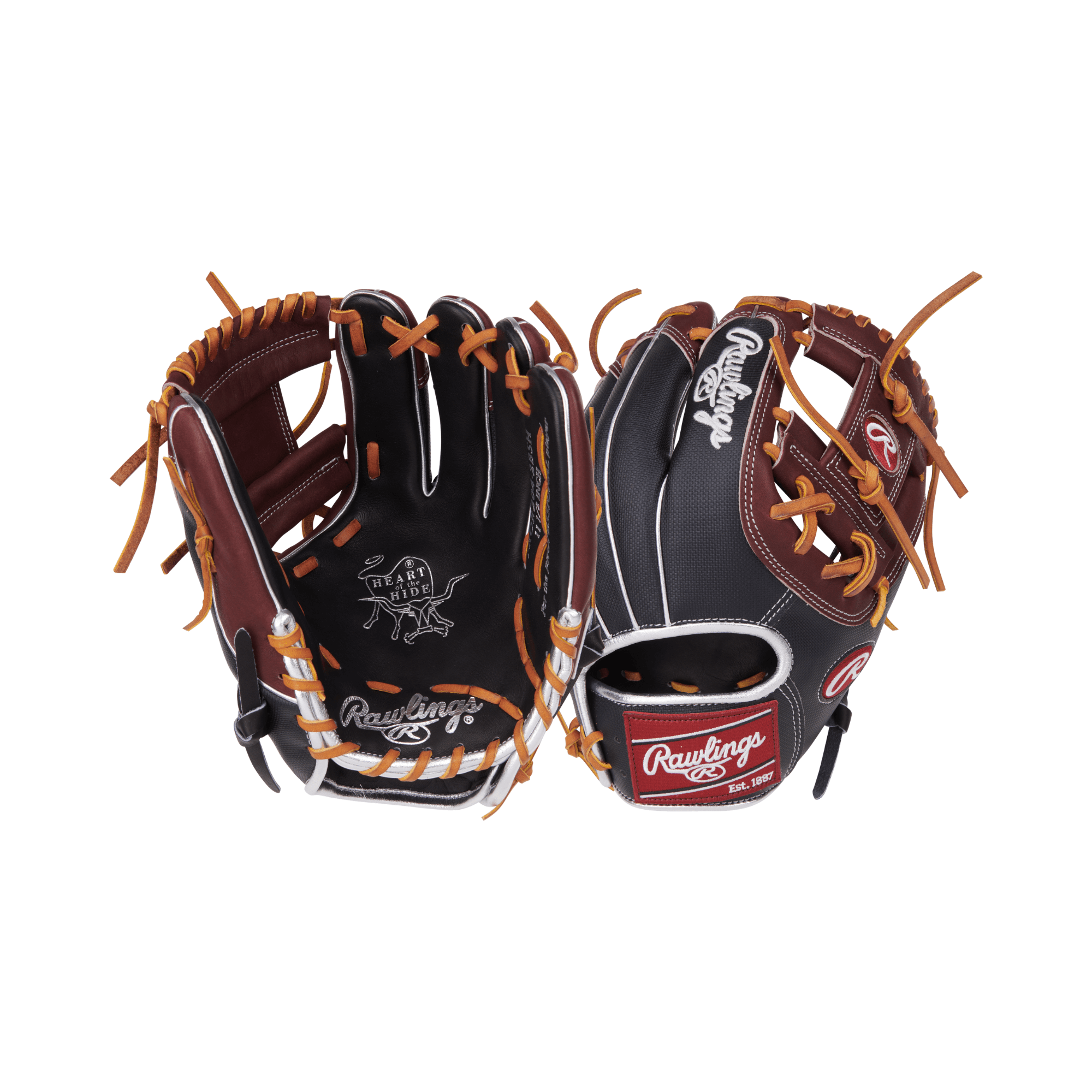 Rawlings March 2024 Gold Glove Club RGGC PROR204-2BSH infield glove 11.5", featuring burgundy and white logo, and Pro I web design.
