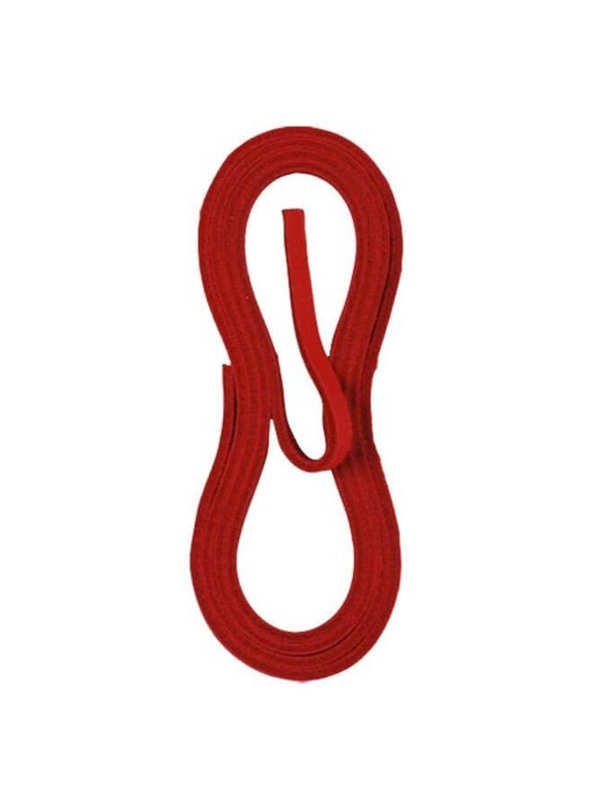 Genuine American rawhide lace in red, 3/16" width and 72" long, perfect for baseball glove replacement.
