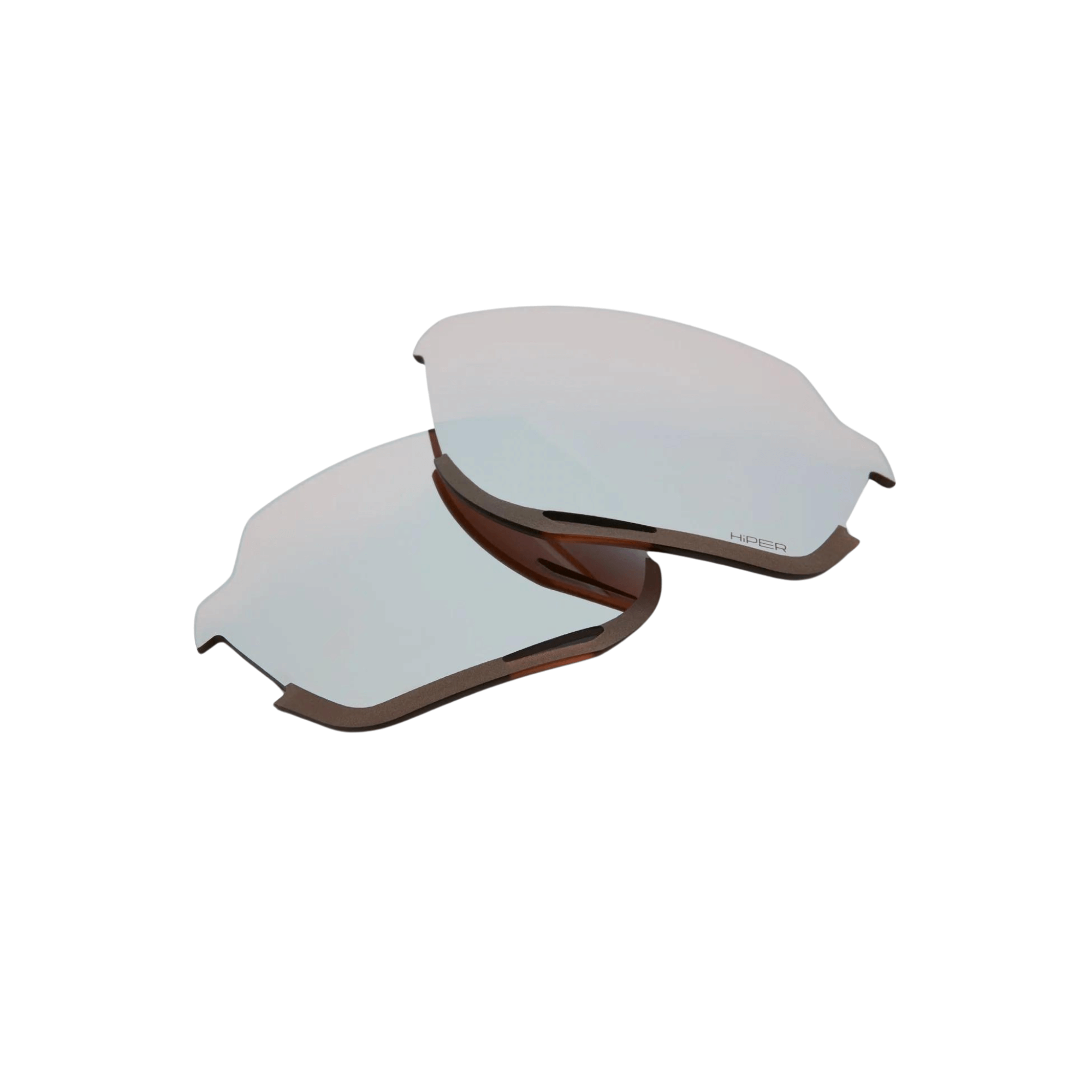 100% NORVIK HiPER Silver Mirror replacement lenses, 15% light transmission, Cat 3 lens type, ideal for outdoor activities.