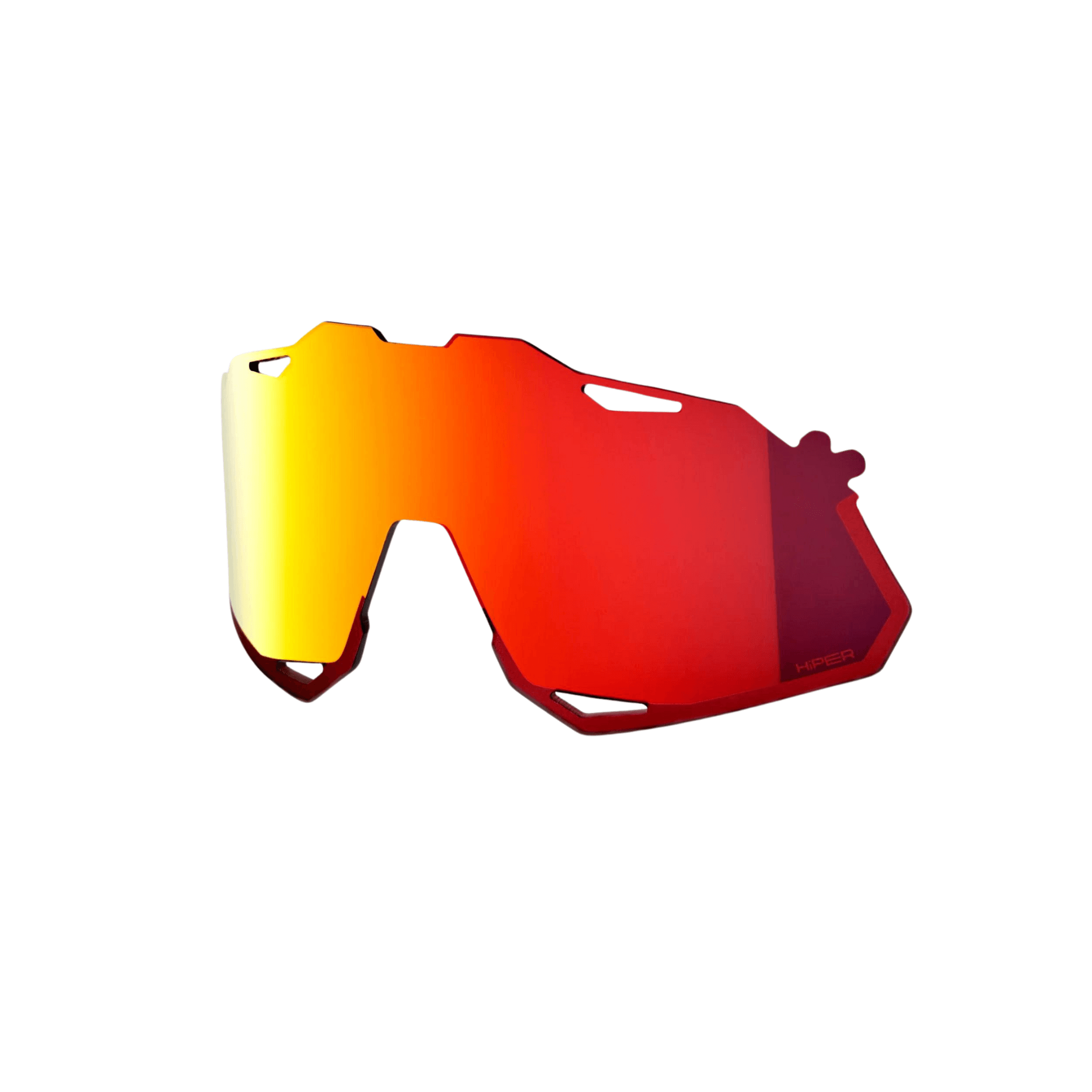 100% HYPERCRAFT XS Replacement Lens – HiPER Red Multilayer Mirror for baseball eyewear with superior optics.