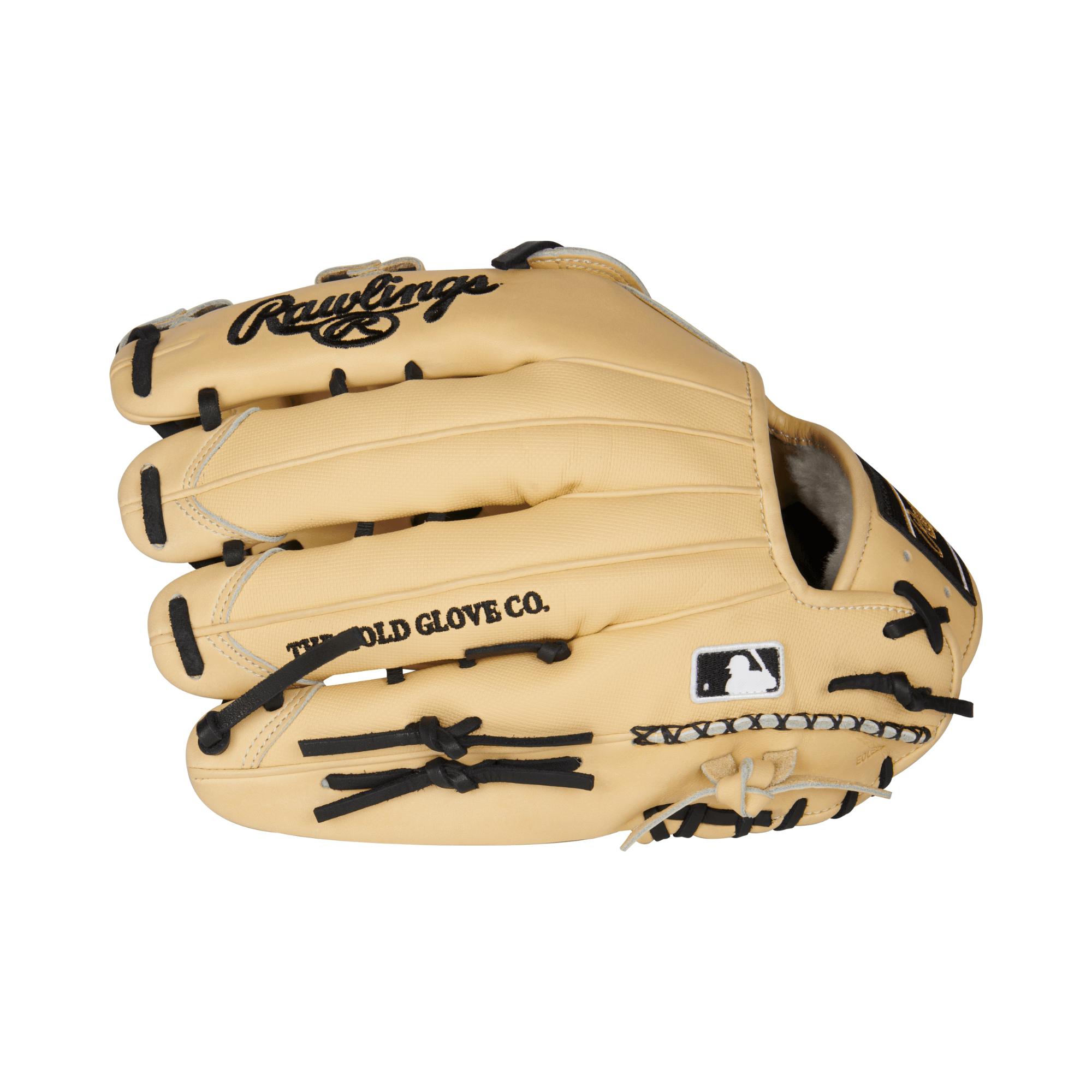 Rawlings Pro Preferred Speed Shell 12.75-inch outfield glove in beige, featuring premium leather and stylish design.