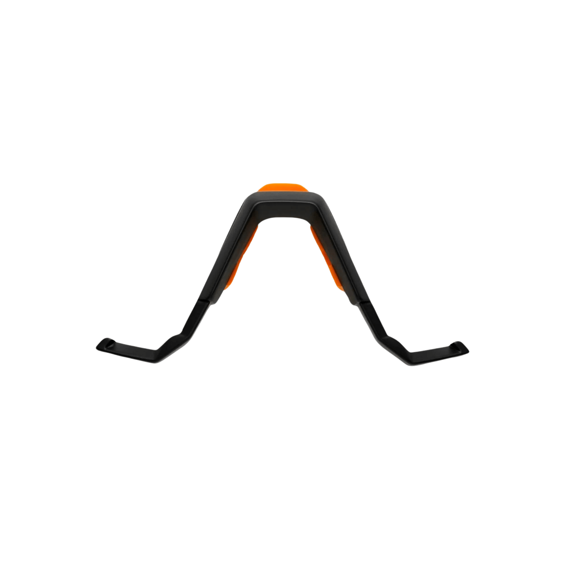 100% SPEEDCRAFT S3 Nose Bridge Kit in Dark Grey with orange accents, designed for optimal fit with Speedcraft sunglasses.