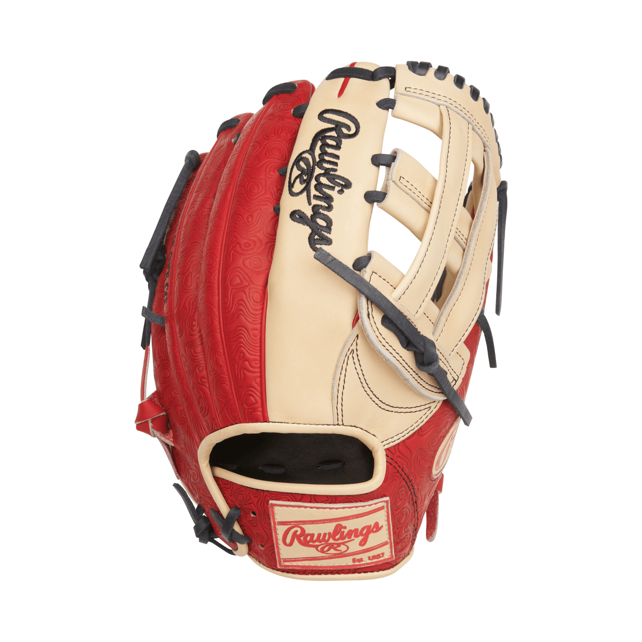 Rawlings Heart of the Hide 12.75" Outfield Baseball Glove - Back View