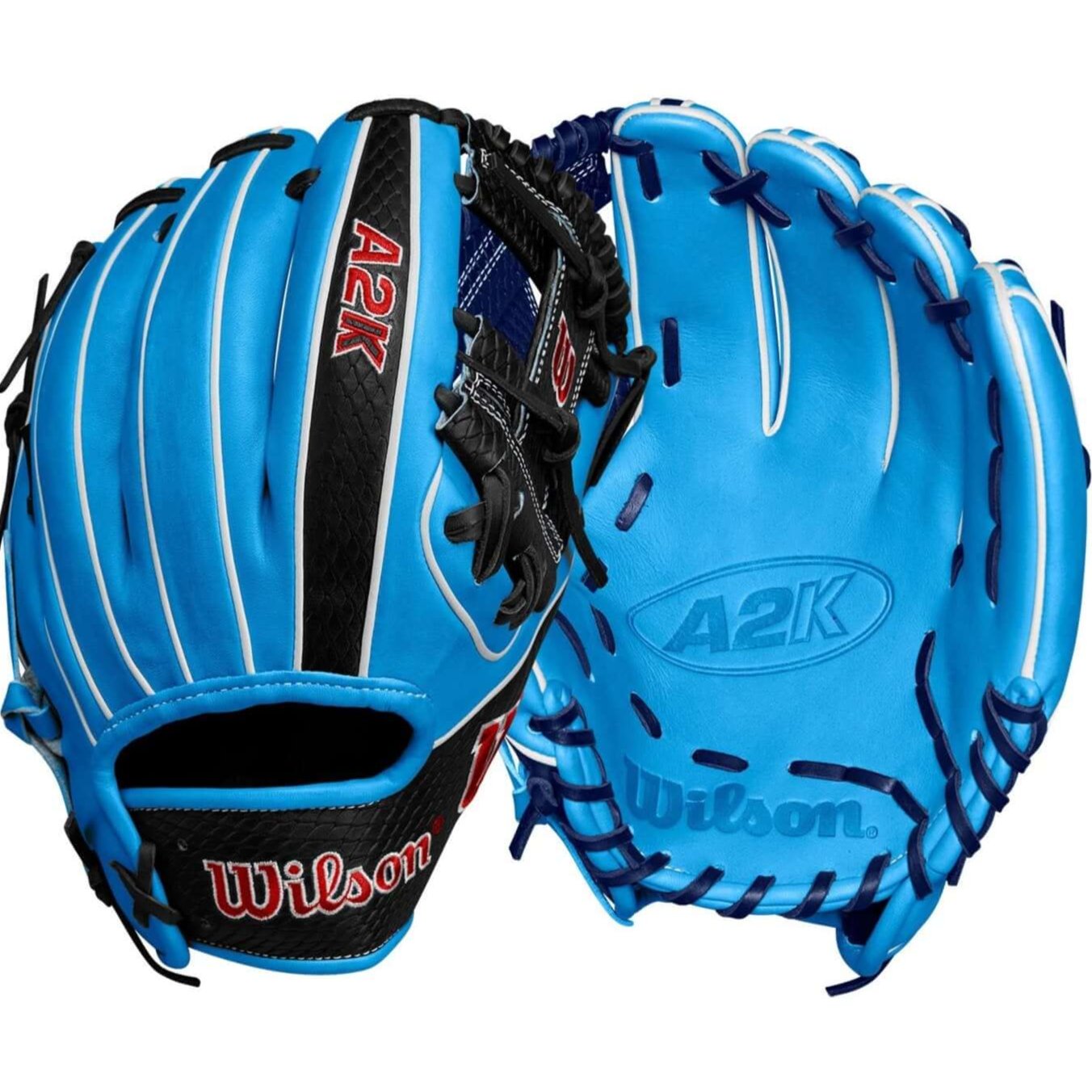 Wilson A2K 1786 Tropical Blue/Navy/Red Glove - Main Image