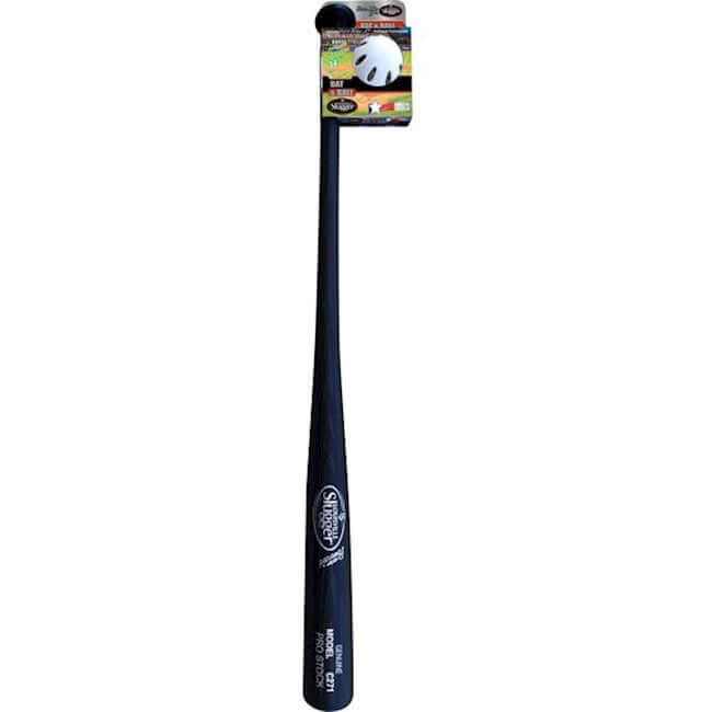 Louisville Slugger C271 Black Plastic Bat and Ball Set