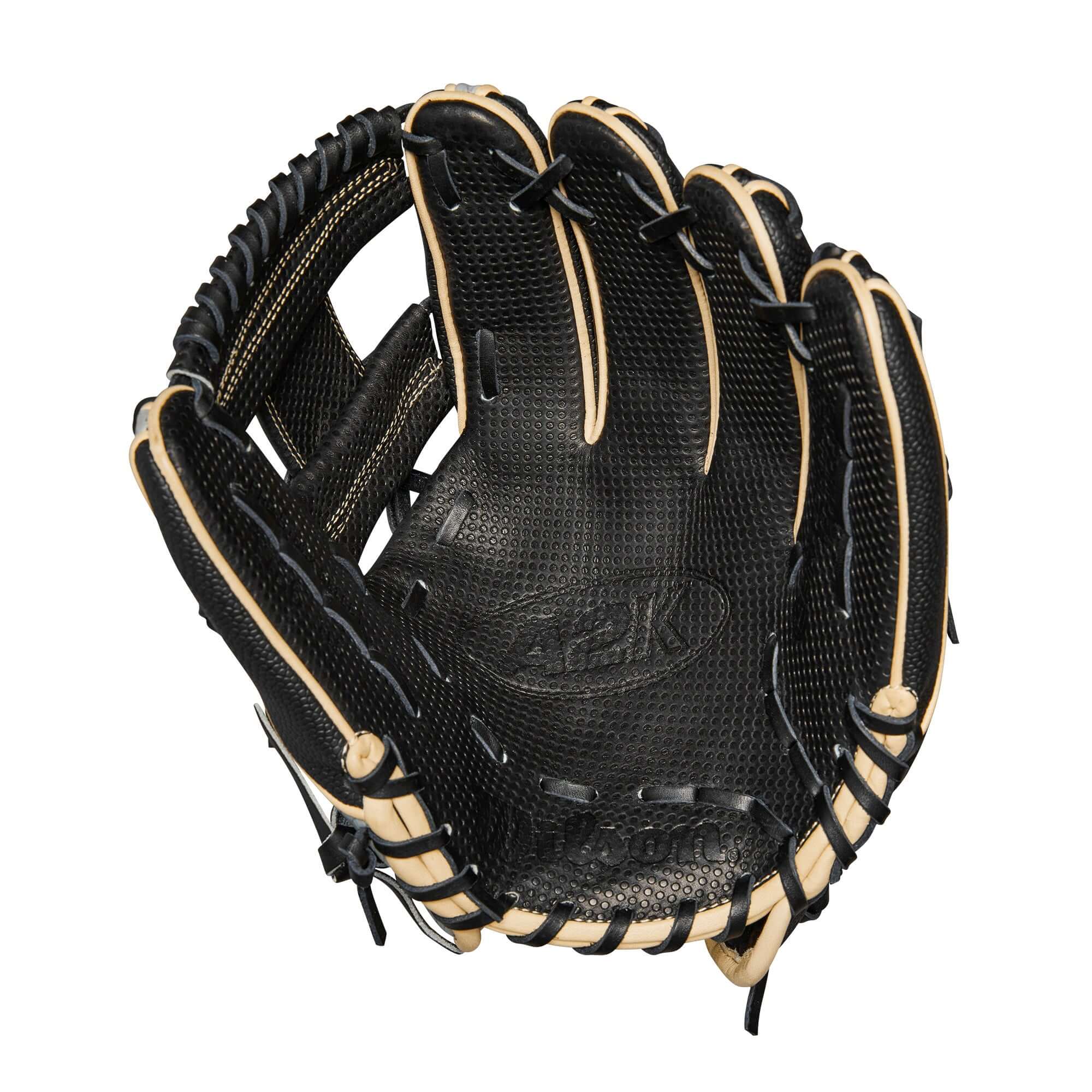 Wilson 2024 A2K SC1786SS 11.5" infield baseball glove featuring SuperSkin and Spin Control Technology.