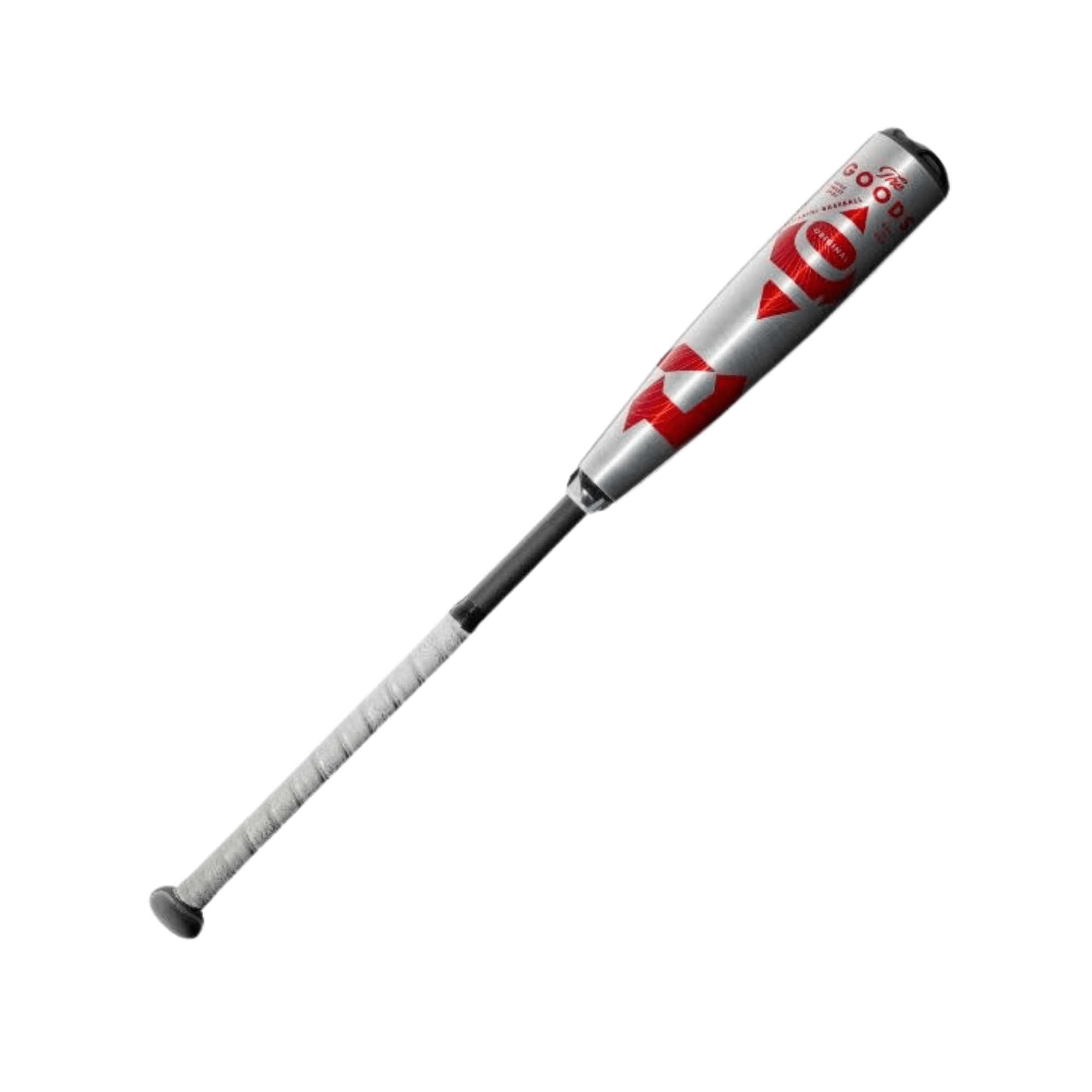 DeMarini THE GOODS (-9) USA baseball bat with silver alloy barrel and Paraflex Plus Composite Handle
