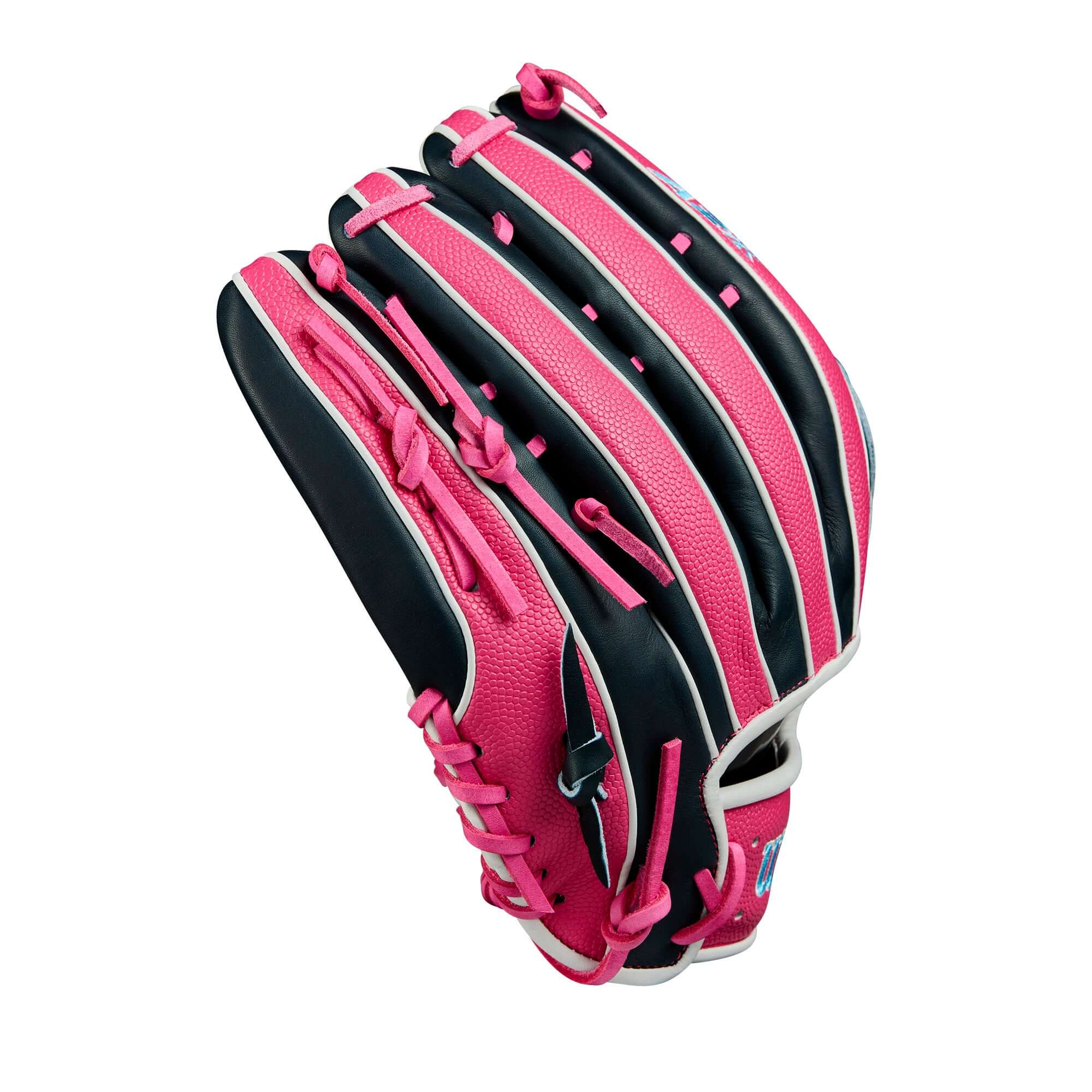 Right side view of the Wilson glove featuring DriLex Wrist Lining for moisture management and comfort