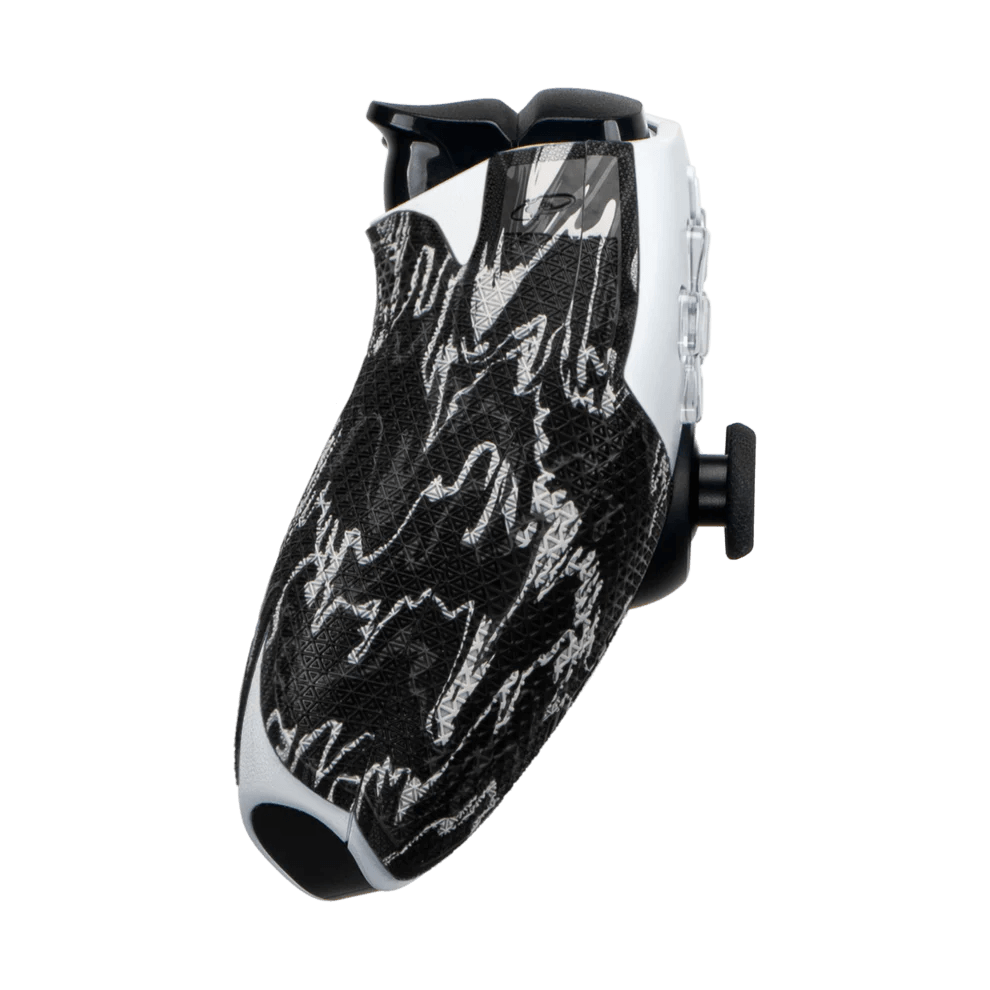 Lizard Skins DSP Controller Grip for PS5 in Black Camo, featuring a slip-resistant and multi-textured design for enhanced gaming control.