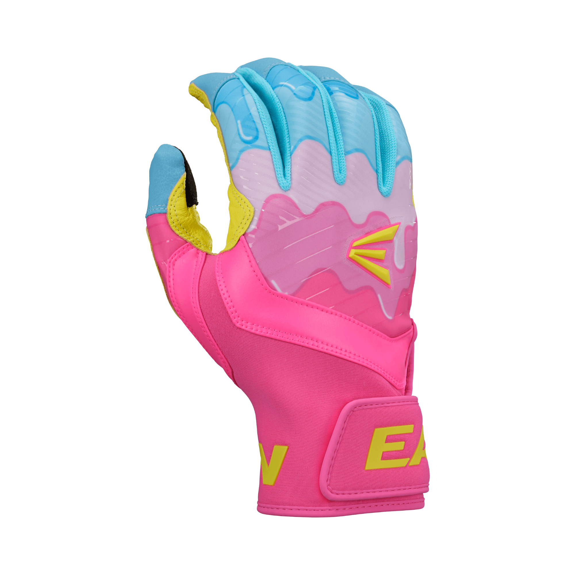 Back view of Easton Youth Walk-Off Ethos Batting Gloves showcasing comfort design.