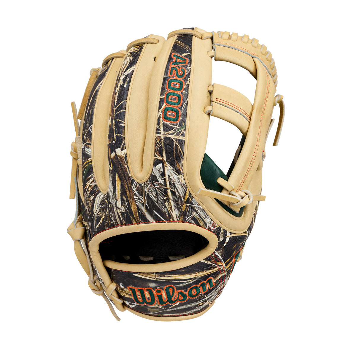 Wilson 2026 Leadoff A2000 GH2 REALTG GM 11.75" Baseball Glove Blond/Forest Green