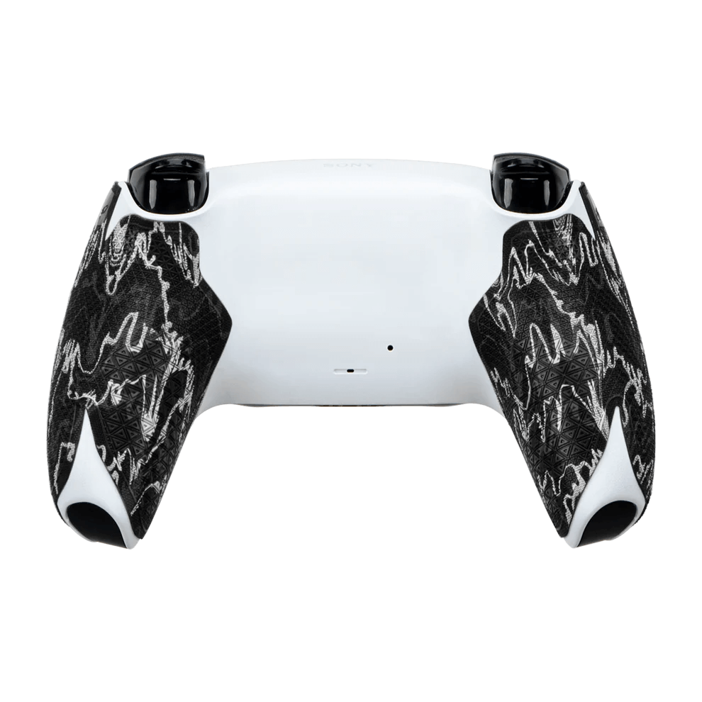 Lizard Skins DSP Controller Grip for PS5 in Black Camo design for enhanced comfort and control during gaming.