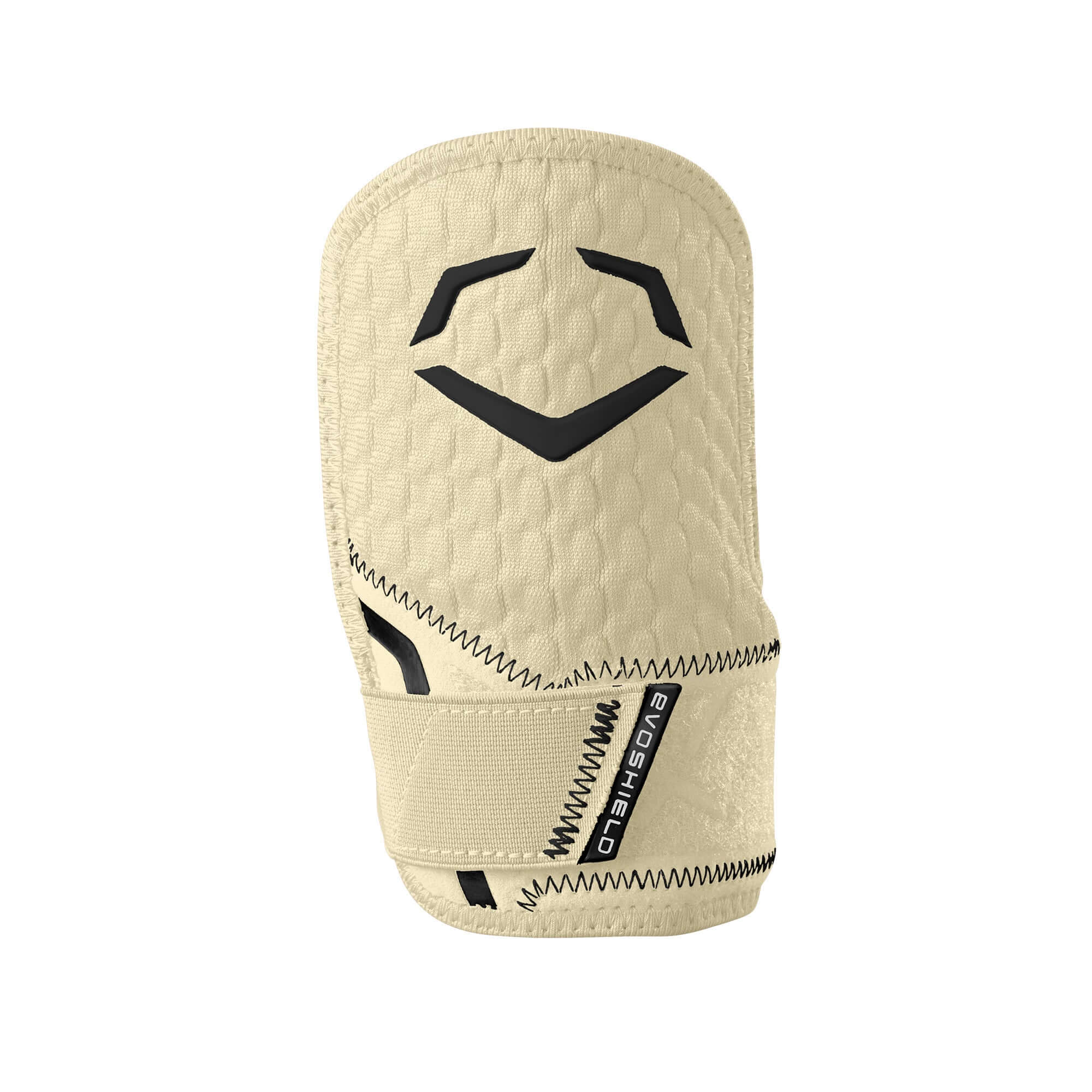 Evoshield Pro-SRZ 2.0 Batter’s Hand Guard in beige, featuring Gel-to-Shell® Technology for optimal hand protection.