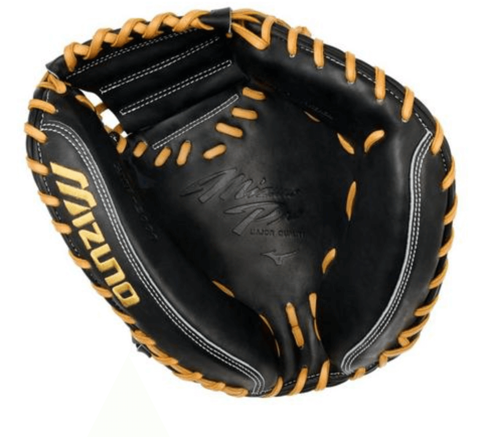 Mizuno Pro GMP-2000 Catchers Mitt 33.5” featuring premium leather and intricate craftsmanship for elite performance.