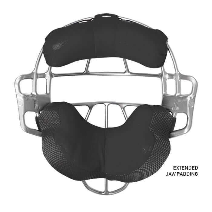 All-Star Axis Traditional Face Mask top view showcasing extended jaw padding for enhanced protection and comfort.