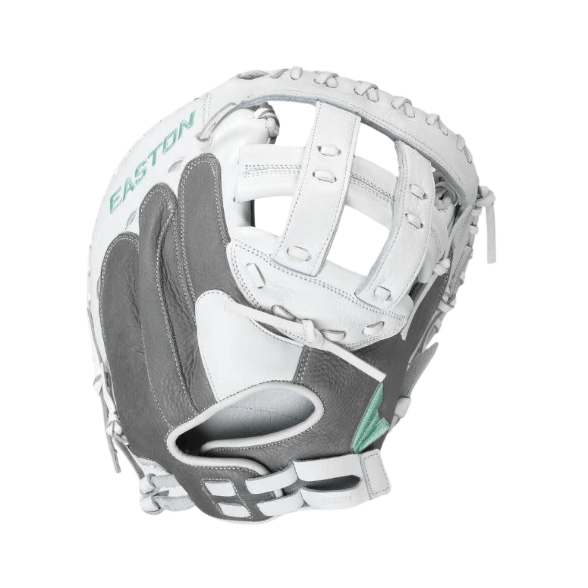 Easton FMFP233 33 Fastpitch Catcher's Mitt LHT, oil-tanned cowhide leather.