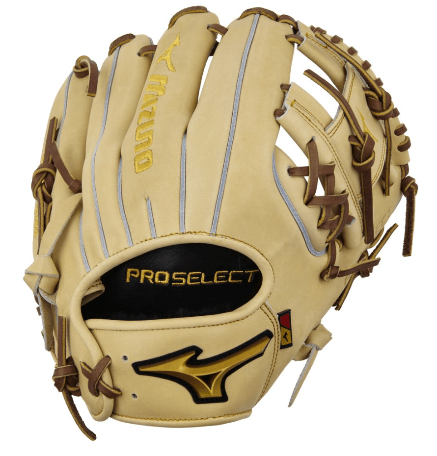 Mizuno Pro Select GPS-40 11.5" baseball glove made of premium Steerhide leather, showcasing expert craftsmanship and durability.