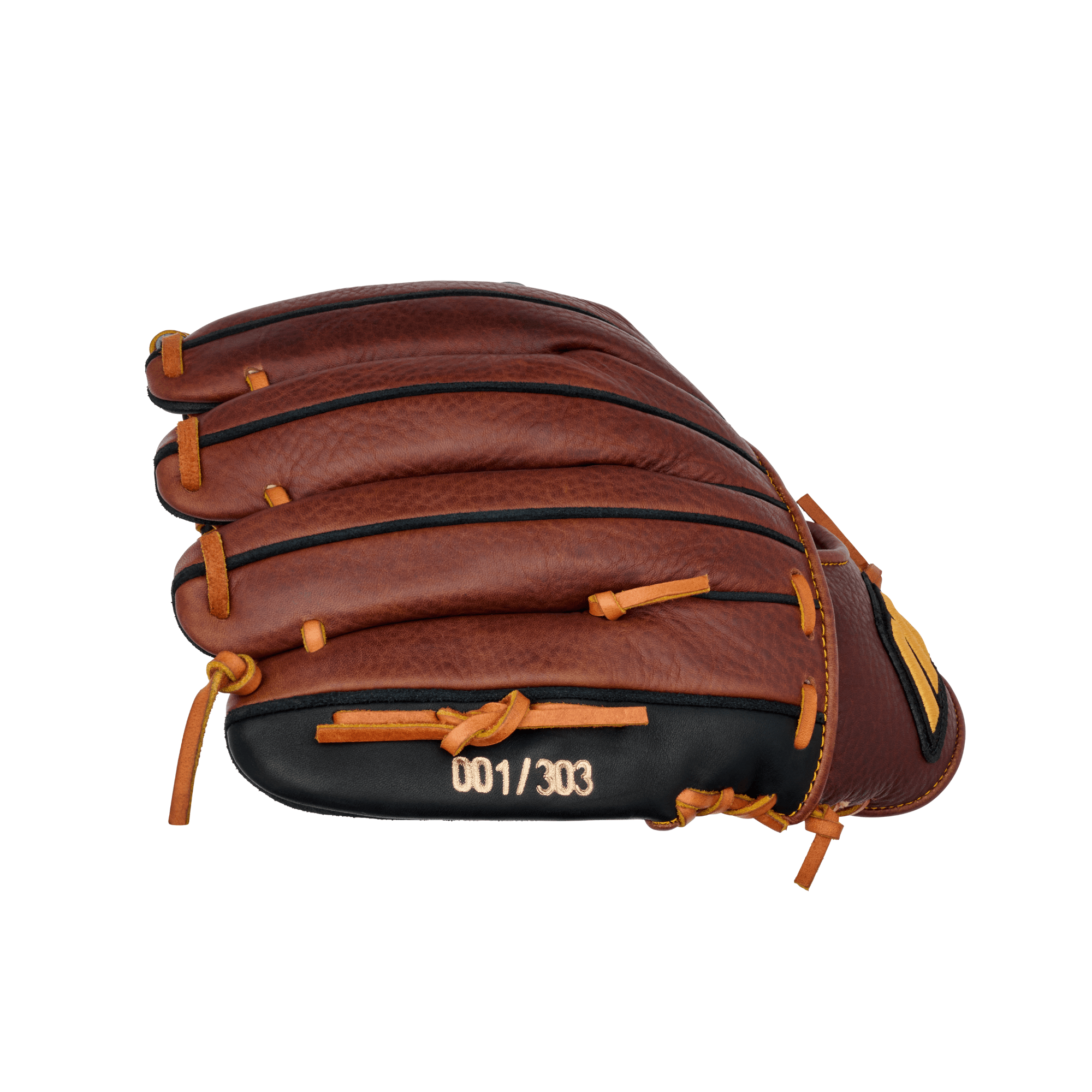Mizuno MCL-5001 Chipper Jones commemorative glove, Classic Pro Leather, limited edition 001 of 303, deep 3 web design.