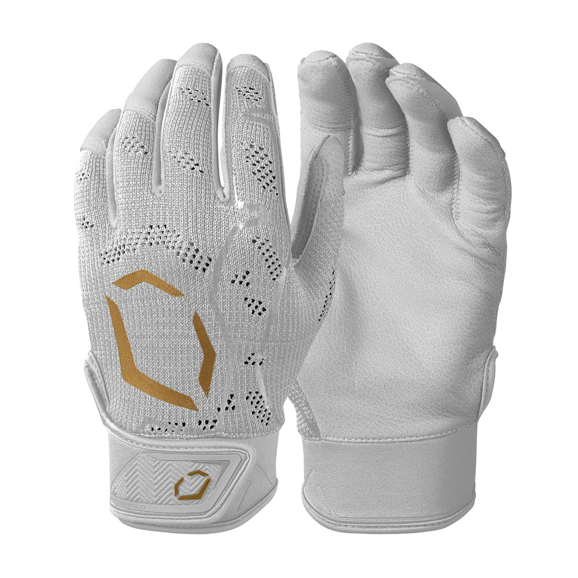 Evoshield Adult Pro-SRZ Batting Gloves Team White