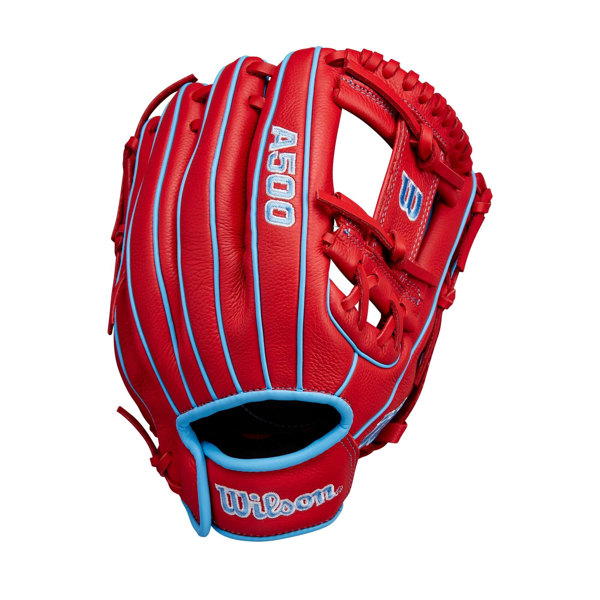 Wilson A500 Utility Youth Glove Red/Blue/White 11.5”
