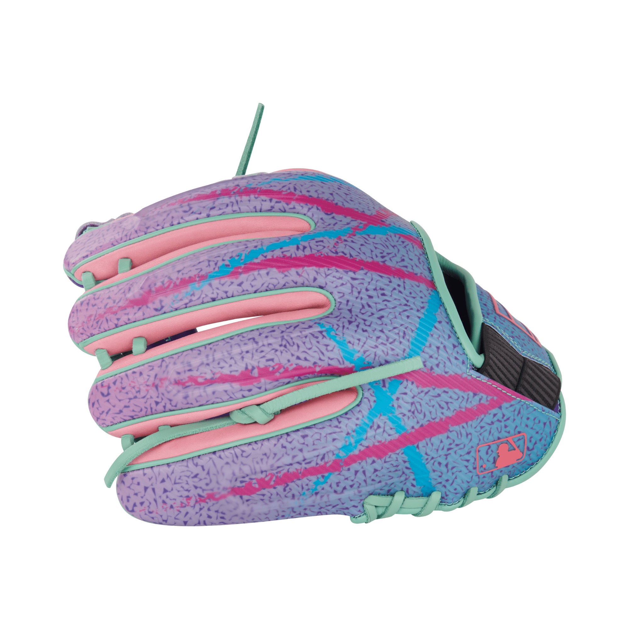 Detailed look at Rawlings REV1X Glove finger pattern and durability.