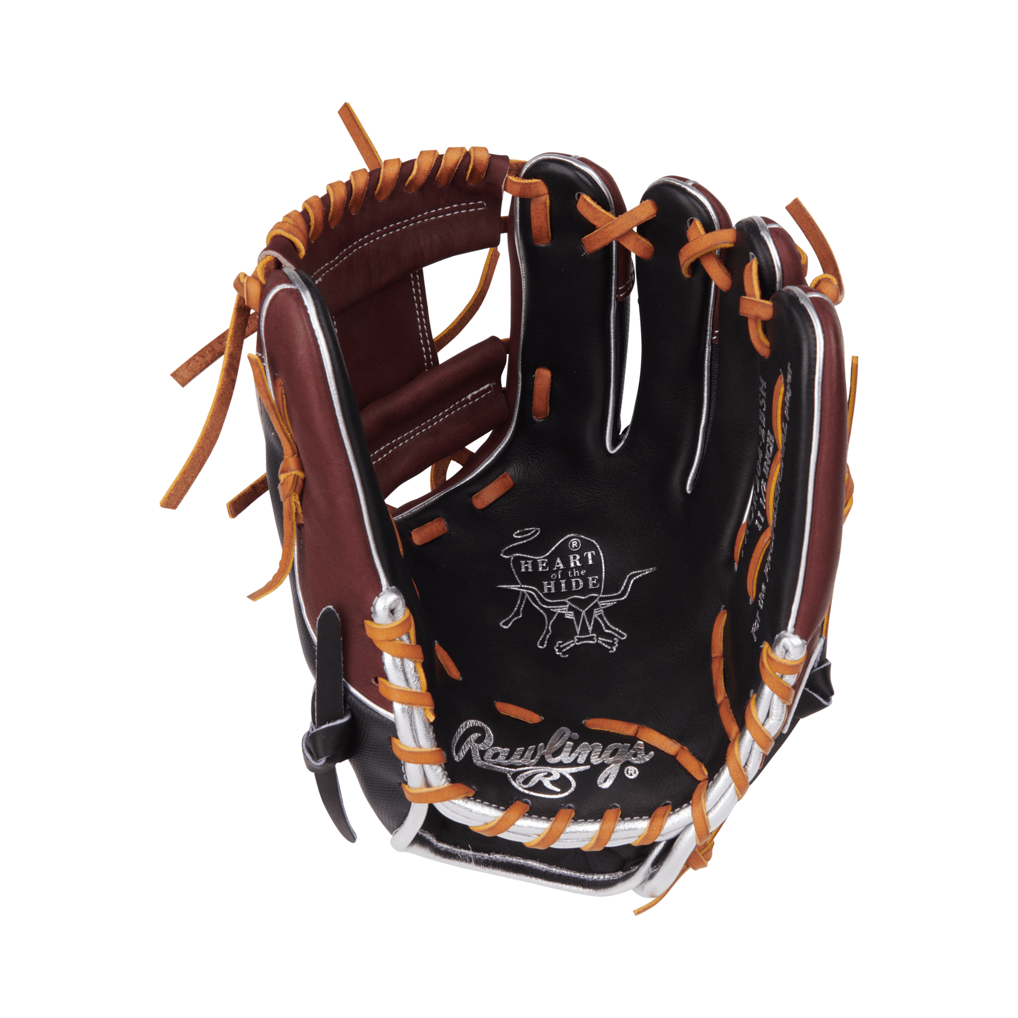 Rawlings Gold Glove Club RGGC PROR204-2BSH 11.5" infield glove featuring Heart of the Hide leather and Pro I web design.