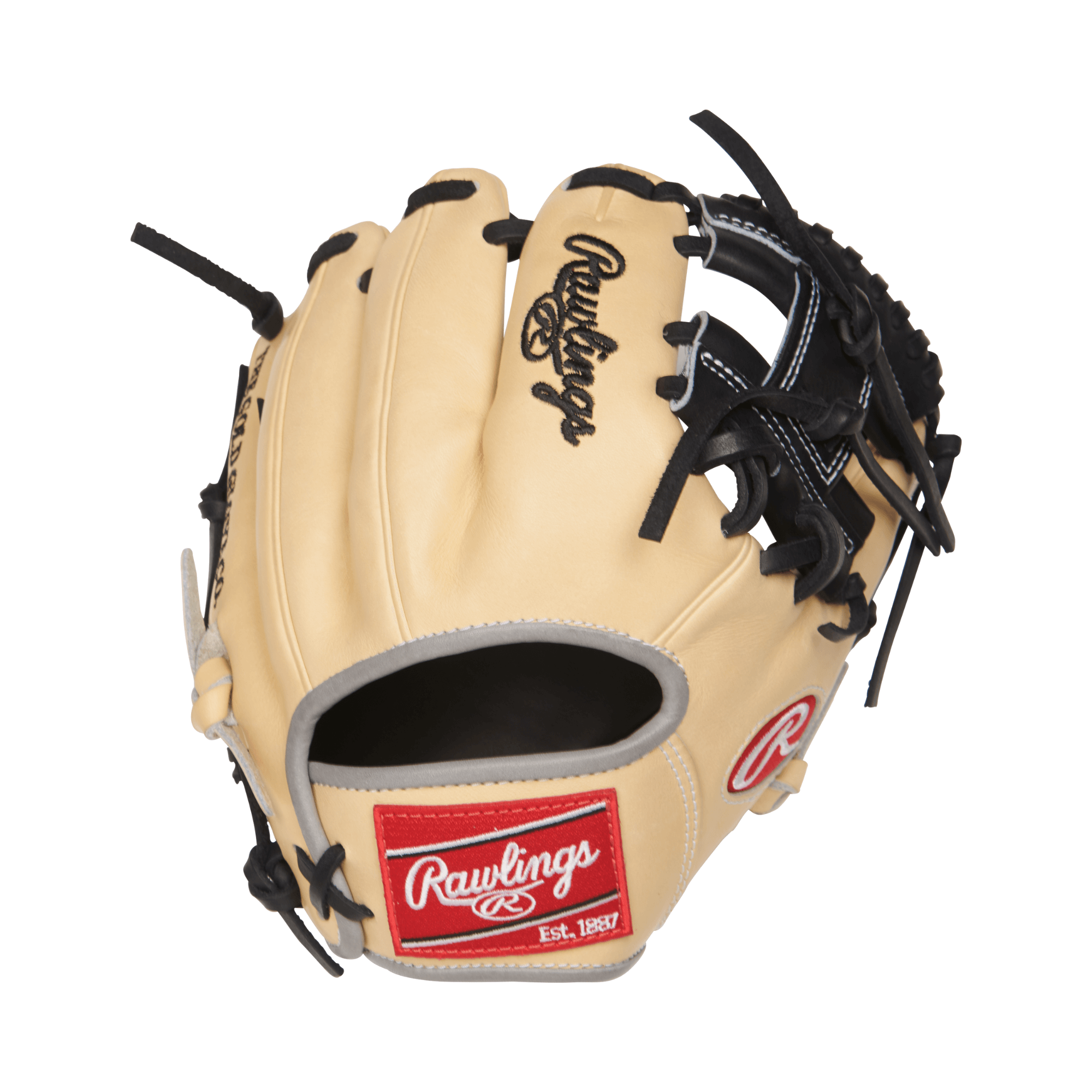 Rawlings Heart of the Hide Series Training Glove in tan, designed for smooth handling and comfort for elite training.