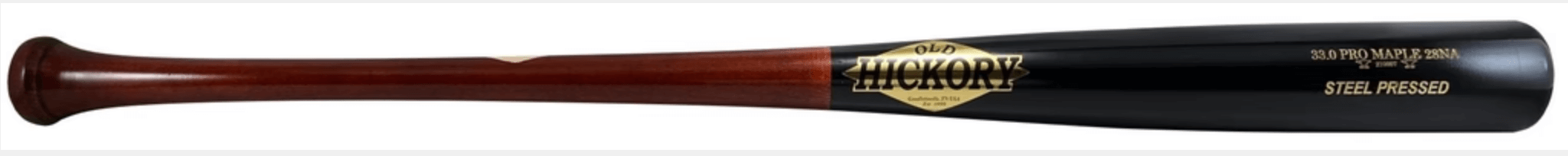Old Hickory Steel Pressed NA28 Wood Baseball Bat
