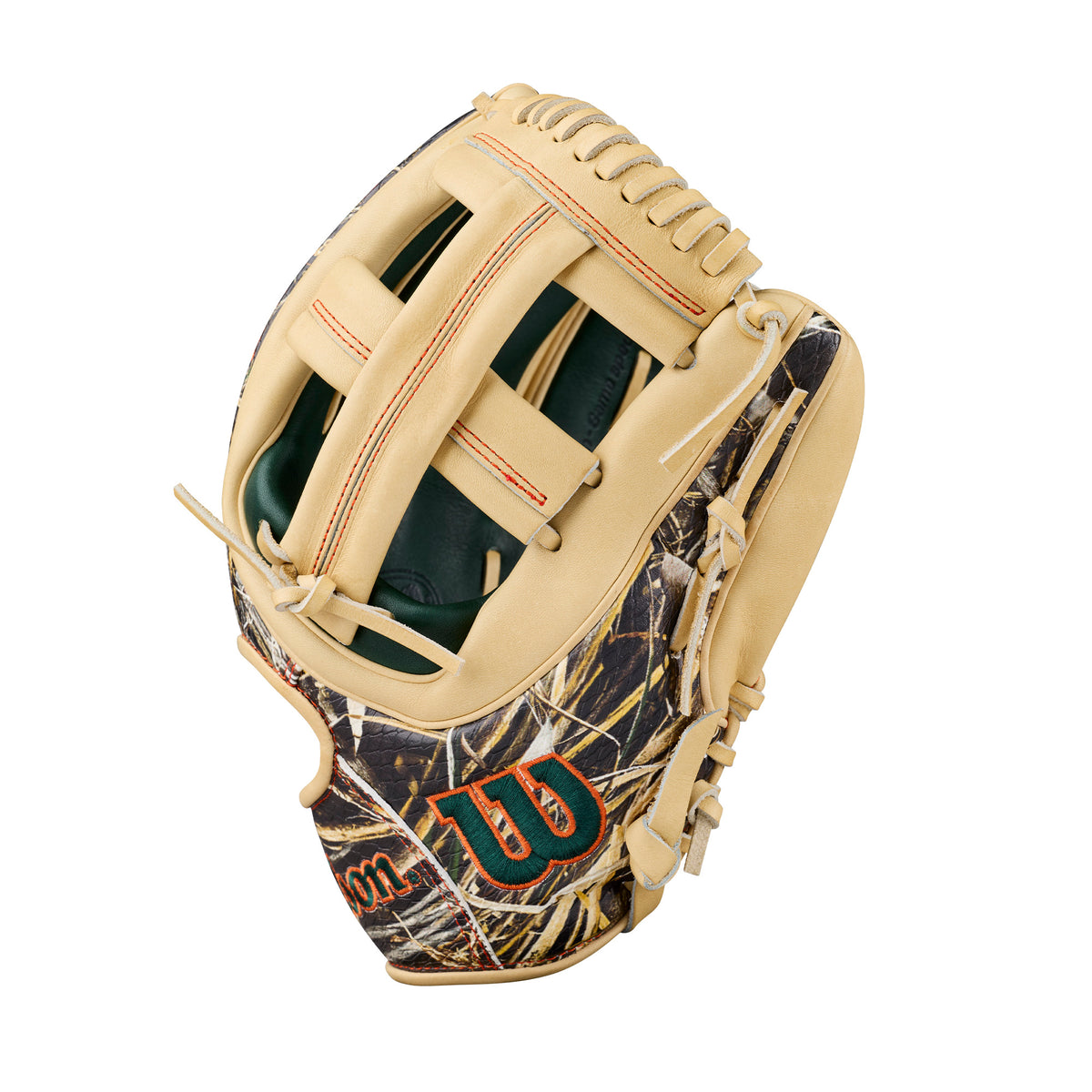 Wilson 2026 Leadoff A2000 GH2 REALTG GM 11.75" Baseball Glove Blond/Forest Green
