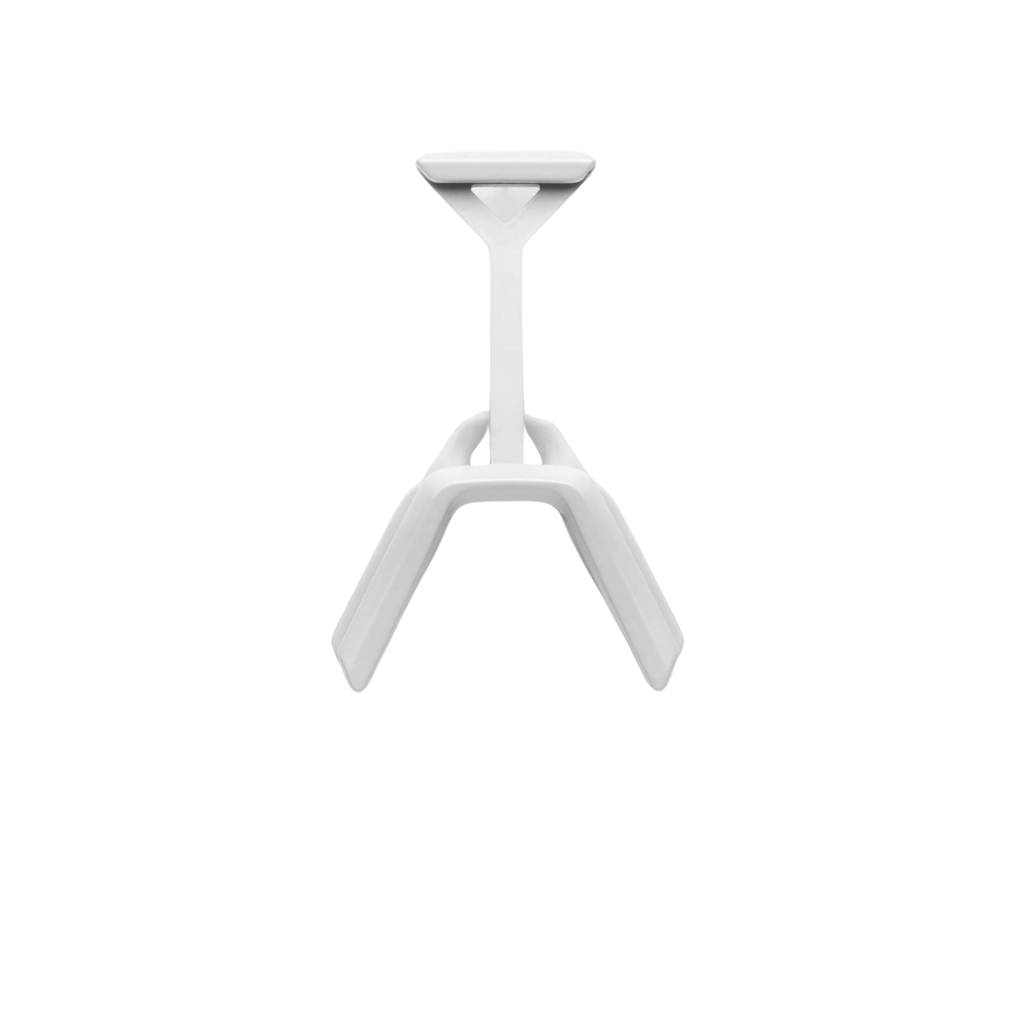 Replacement nose bridge for HYPERCRAFT SQ in sleek white design, enhancing comfort and performance for athletes.