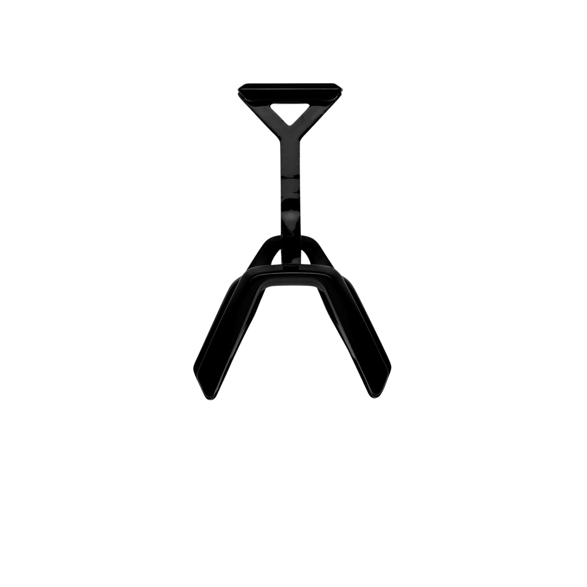 100% HYPERCRAFT Nose Bridge in Gloss Black for enhanced fit and comfort for baseball eyewear.