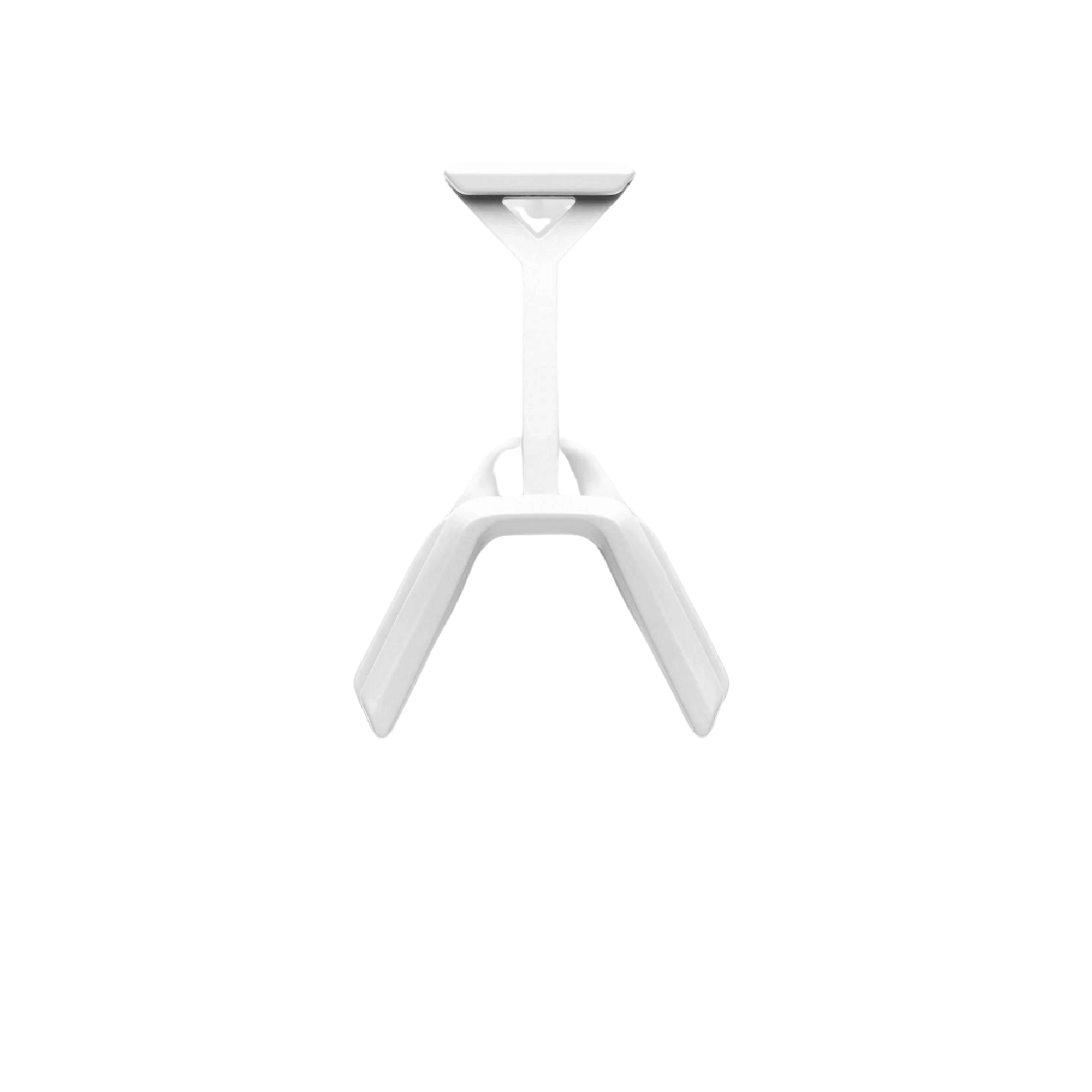 Replacement nose bridge for Hypercraft SQ in Soft Tact White, offering stylish design and ergonomic comfort for baseball players.