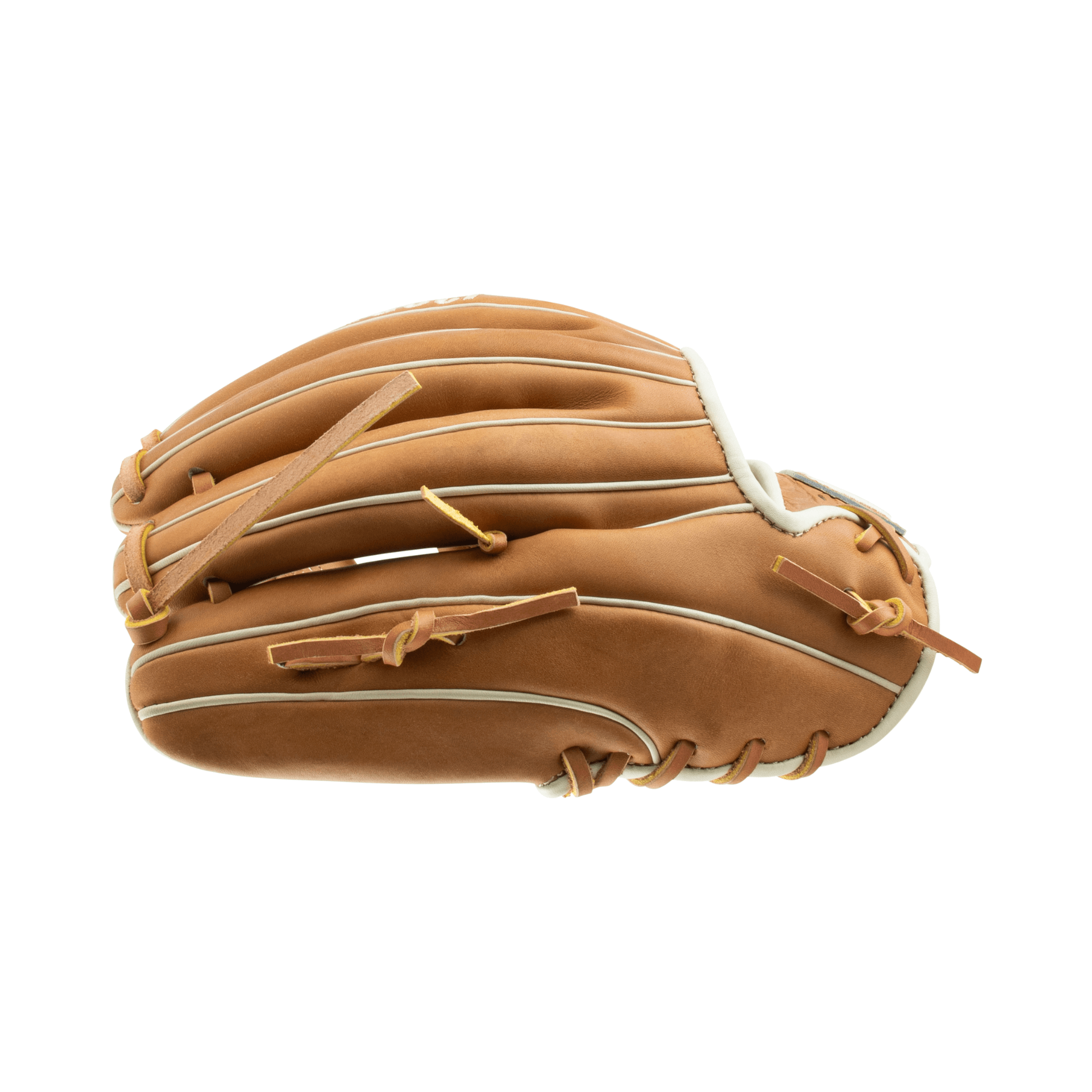 Marucci Capitol Series AB2 Toffee/Gator Tan glove, 11.75", featuring premium Kip leather and dual wide depth for comfort.