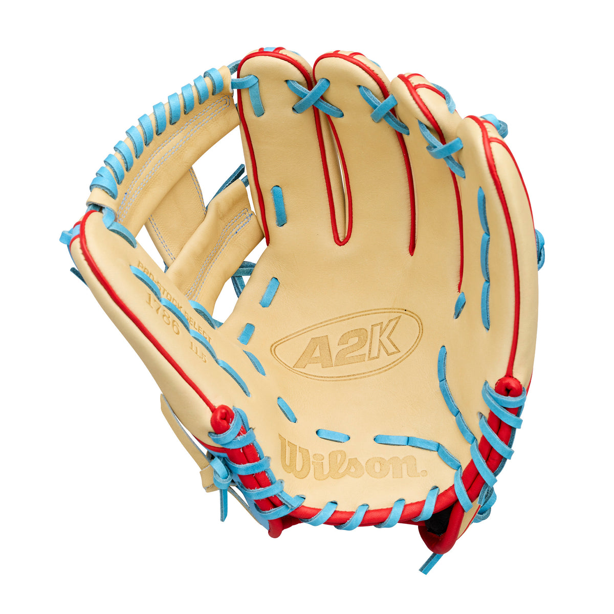 Wilson 2026 Leadoff 1786 11.5" Baseball Glove Blond/Sky Blue