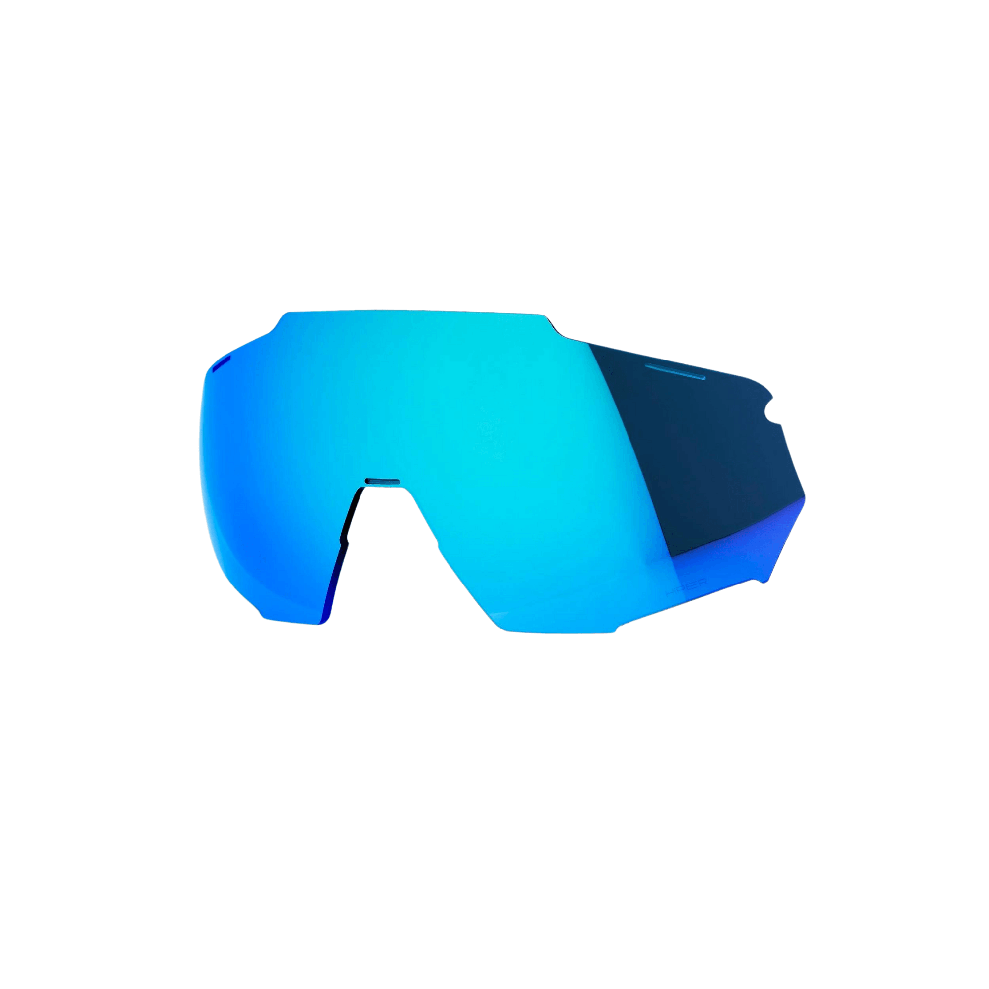 100% RACETRAP 3.0 replacement lens in HiPER Blue Multilayer Mirror, 13% light transmission, Cat 3 filter.