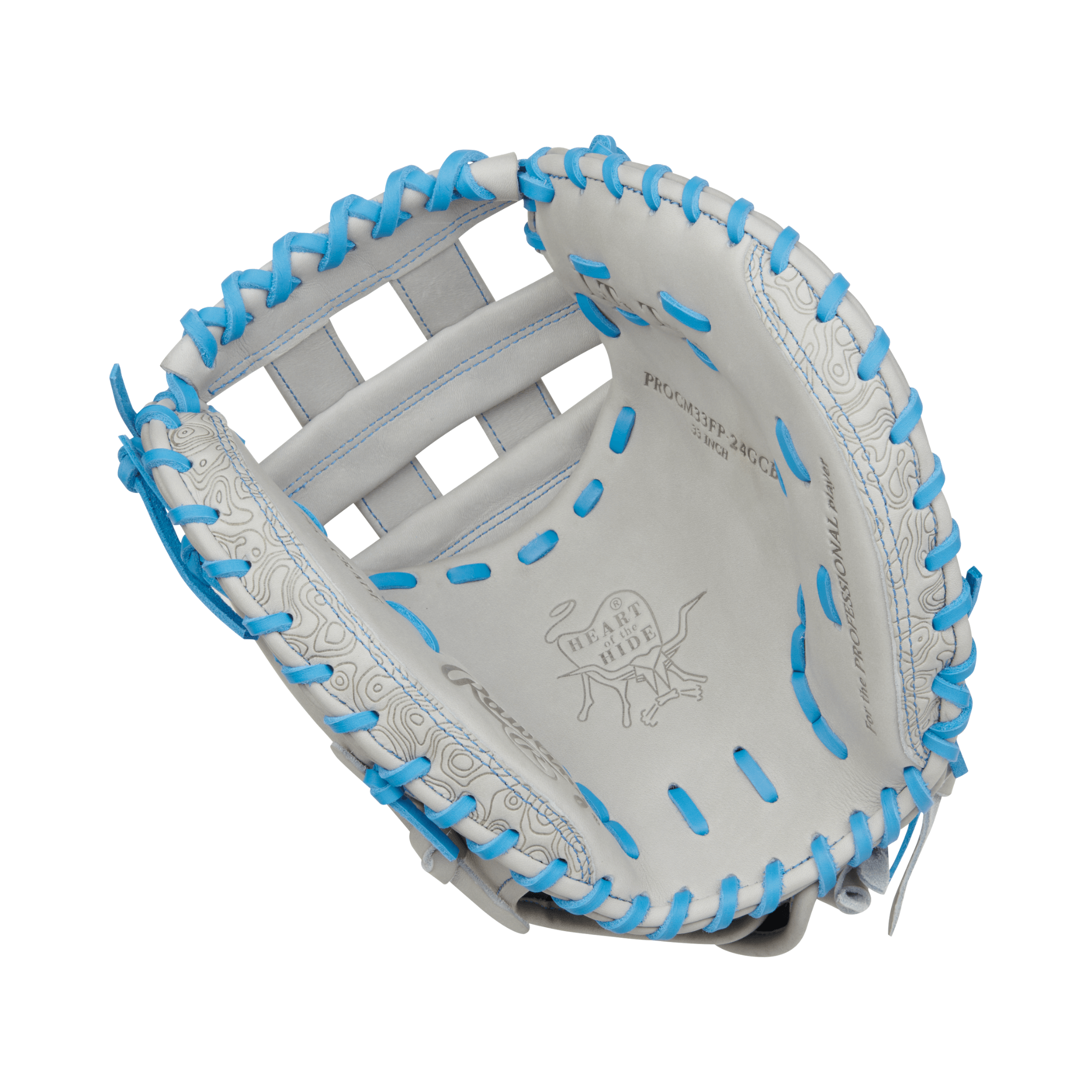 Palm of Rawlings Softball Catcher's Mitt
