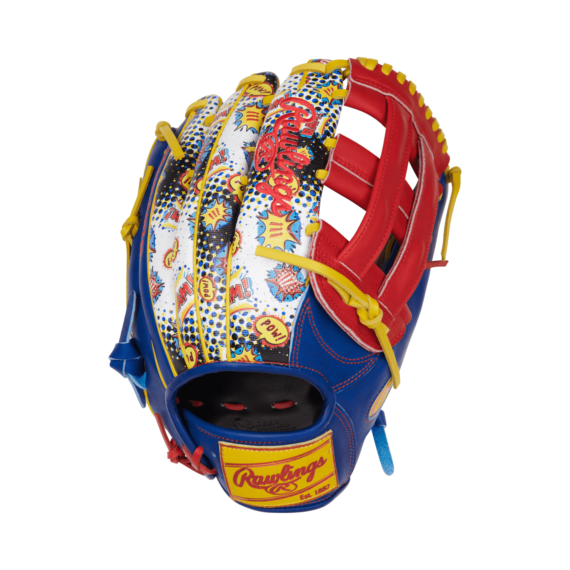 Rawlings Heart of the Hide ColorSync 9.0 Comic Outfield Glove 12.75" LHT